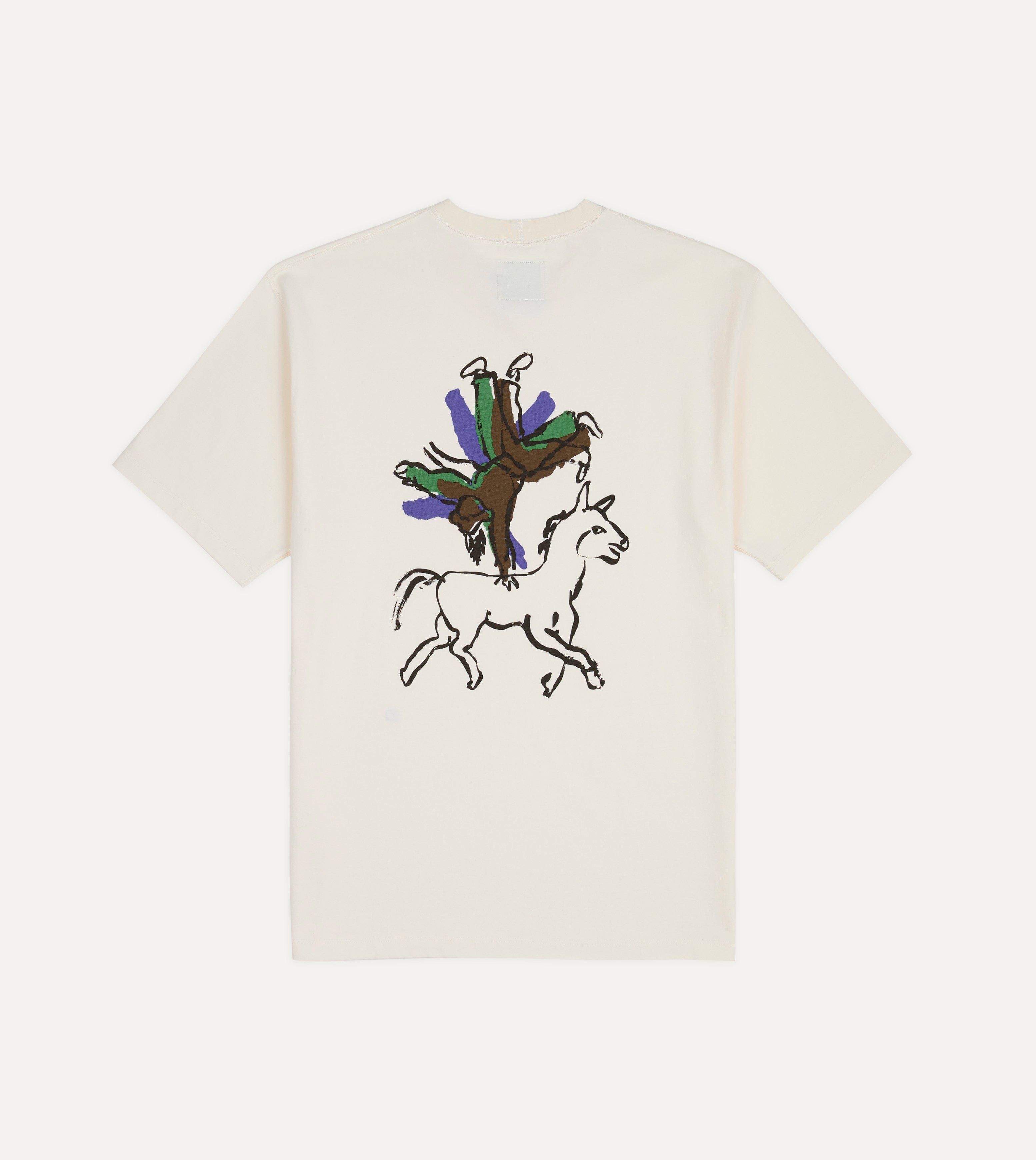 Drake's by A. Levine Vaulting Print Short-Sleeve Hiking T-Shirt