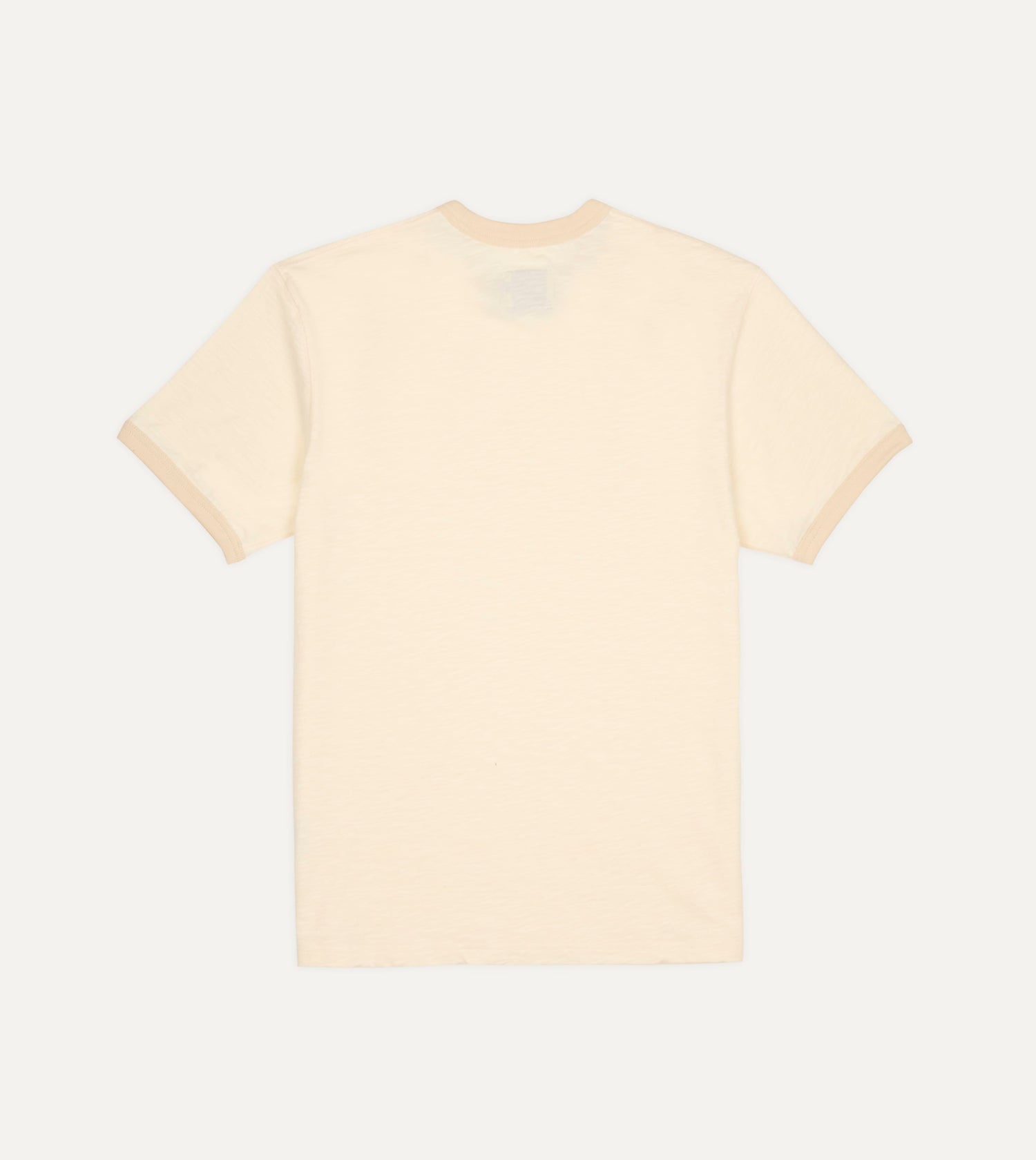 Ecru Tonal Ringer T-Shirt