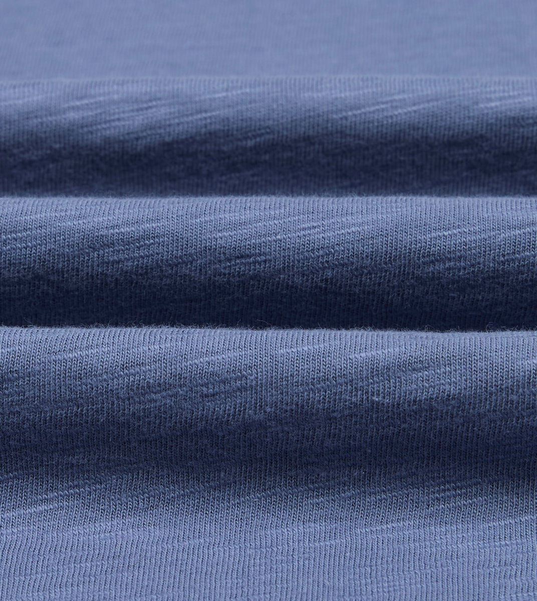 Indigo Tonal Ringer T-Shirt – Drakes