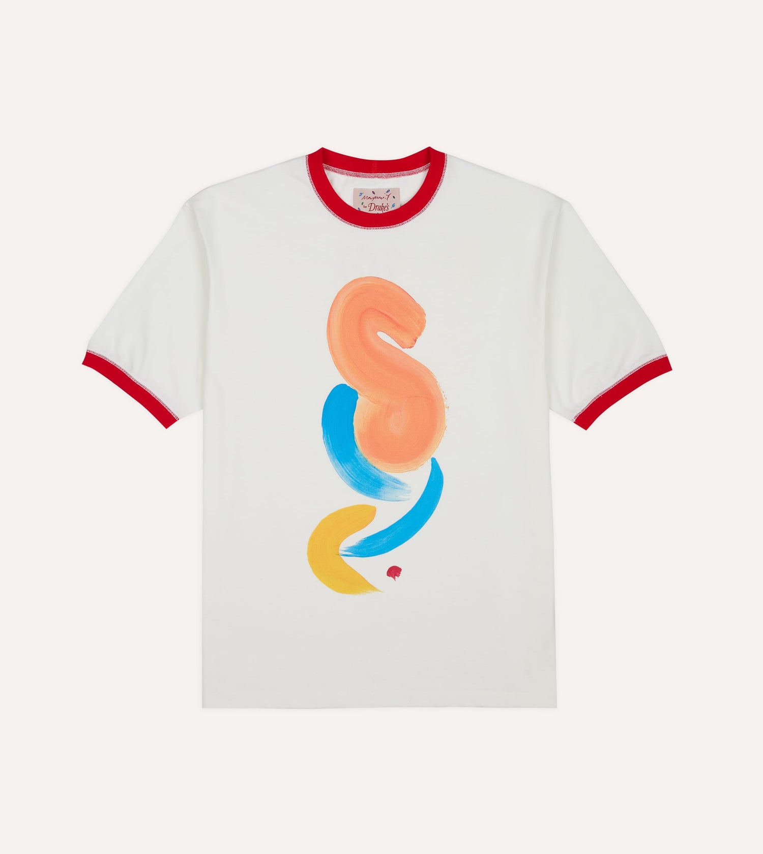 Mayumi Y. for Drake’s Print Ringer T-Shirt