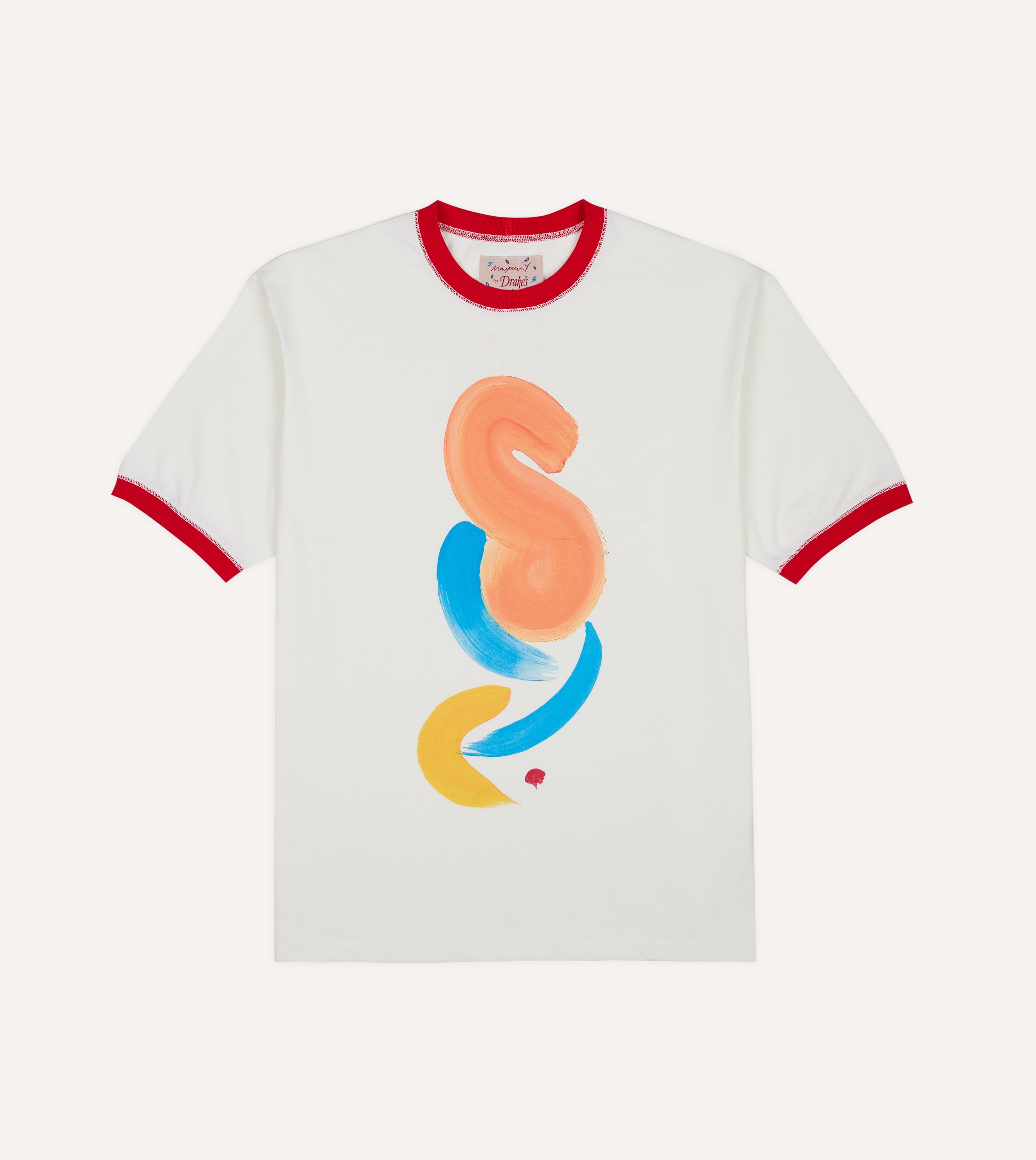 Mayumi Y. for Drake’s Print Ringer T-Shirt