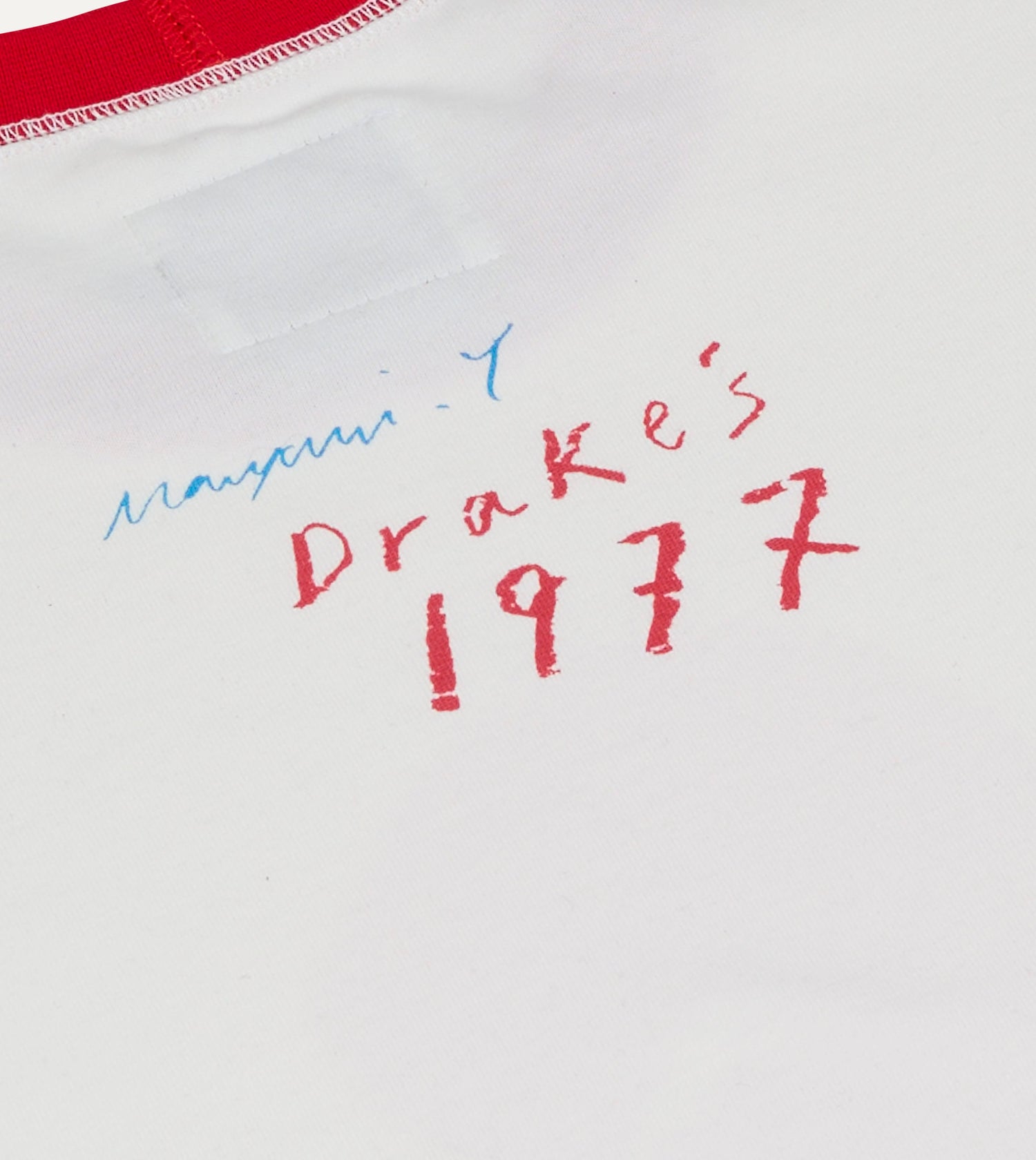 Mayumi Y. for Drake’s Print Ringer T-Shirt
