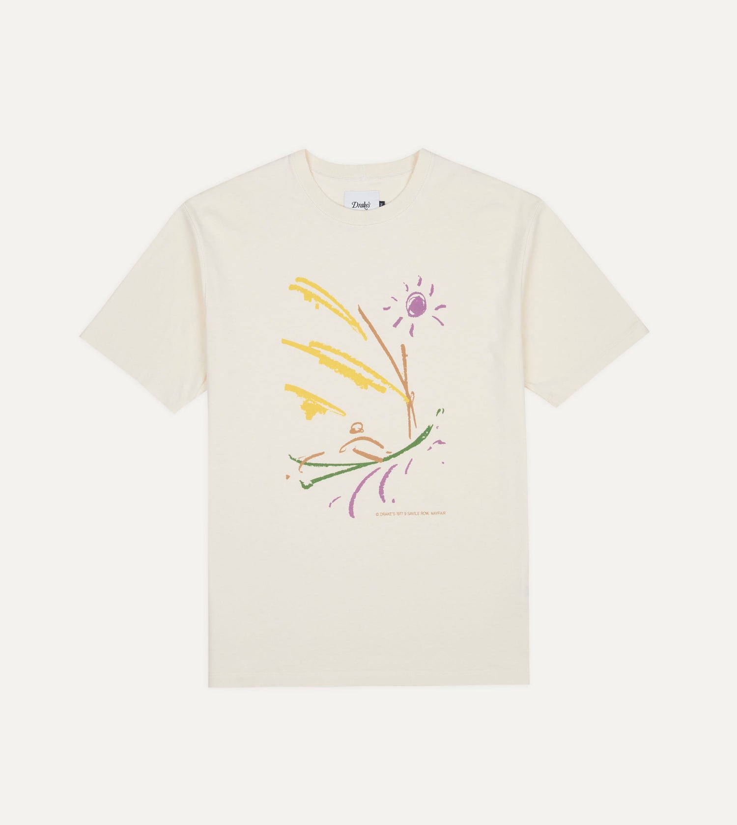 Antique White 'Sun Sail' Print Short-Sleeve Hiking T-Shirt