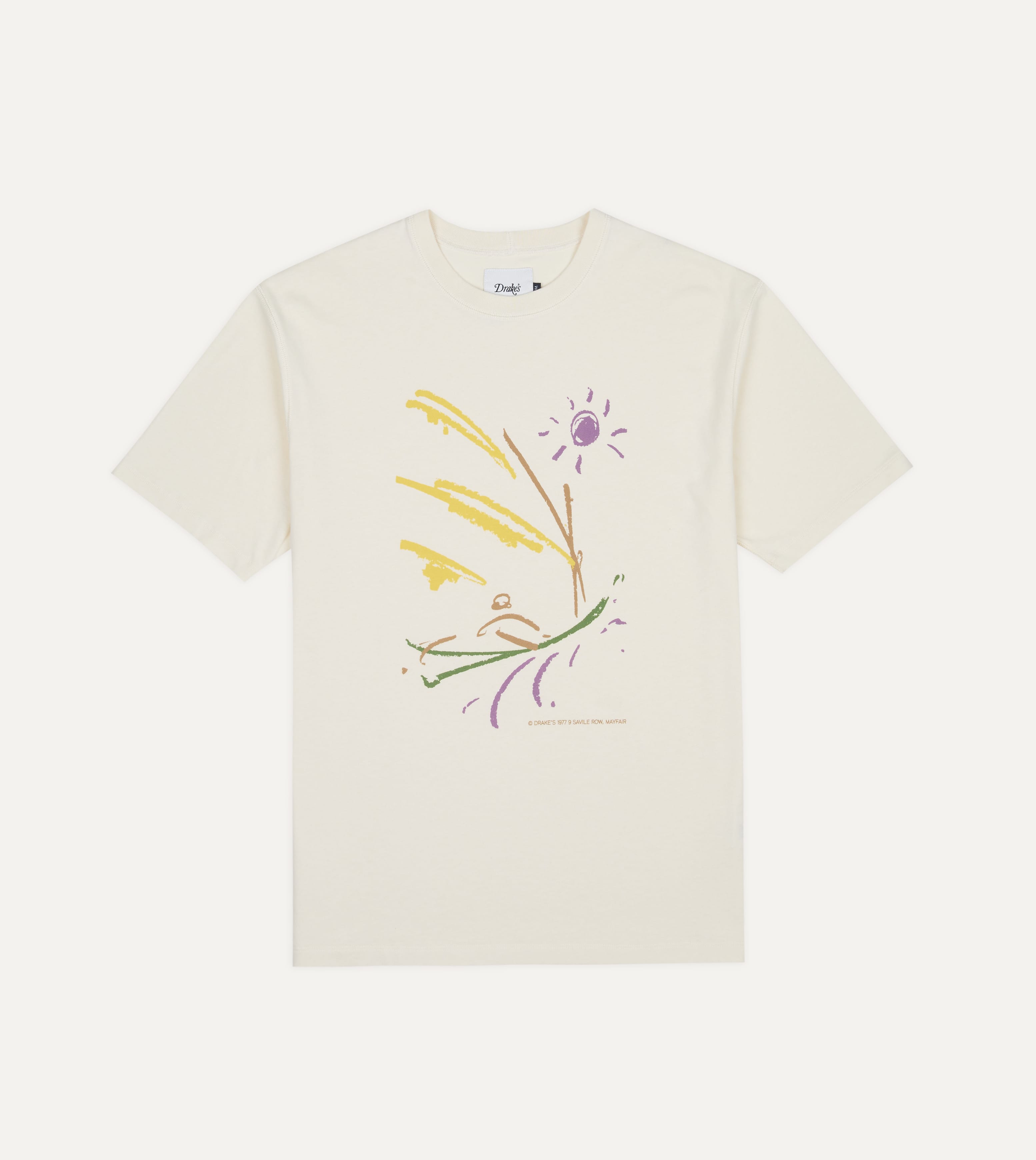 Antique White 'Sun Sail' Print Short-Sleeve Hiking T-Shirt