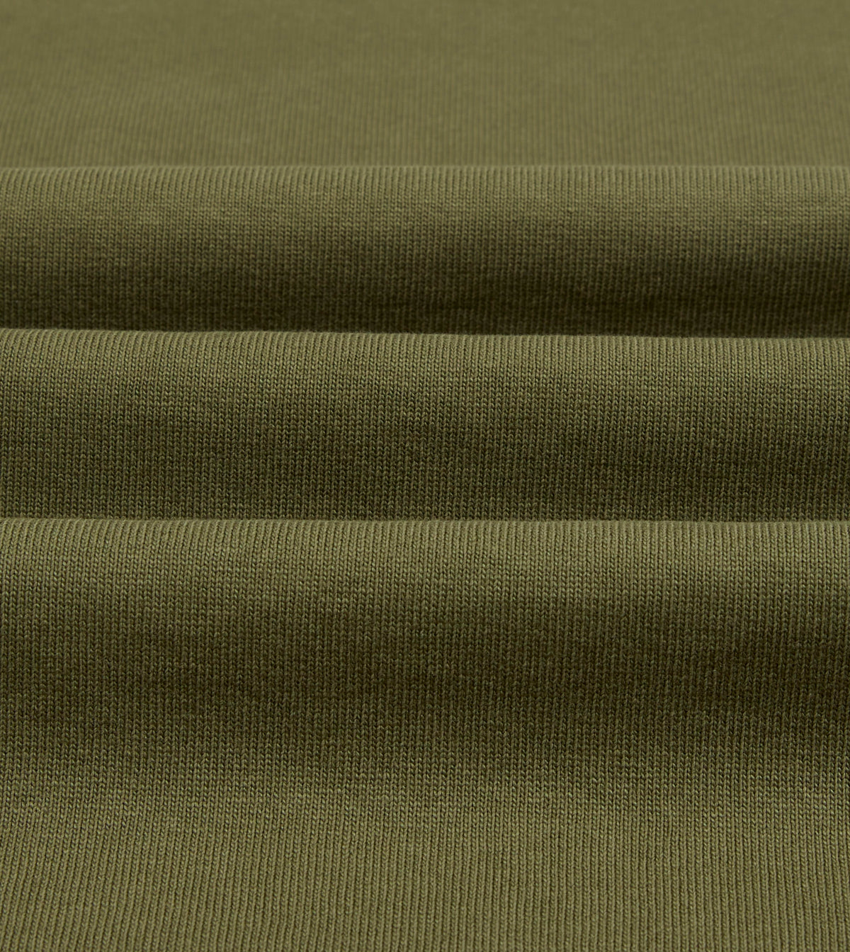 Olive Cotton Crew Neck Hiking T-Shirt