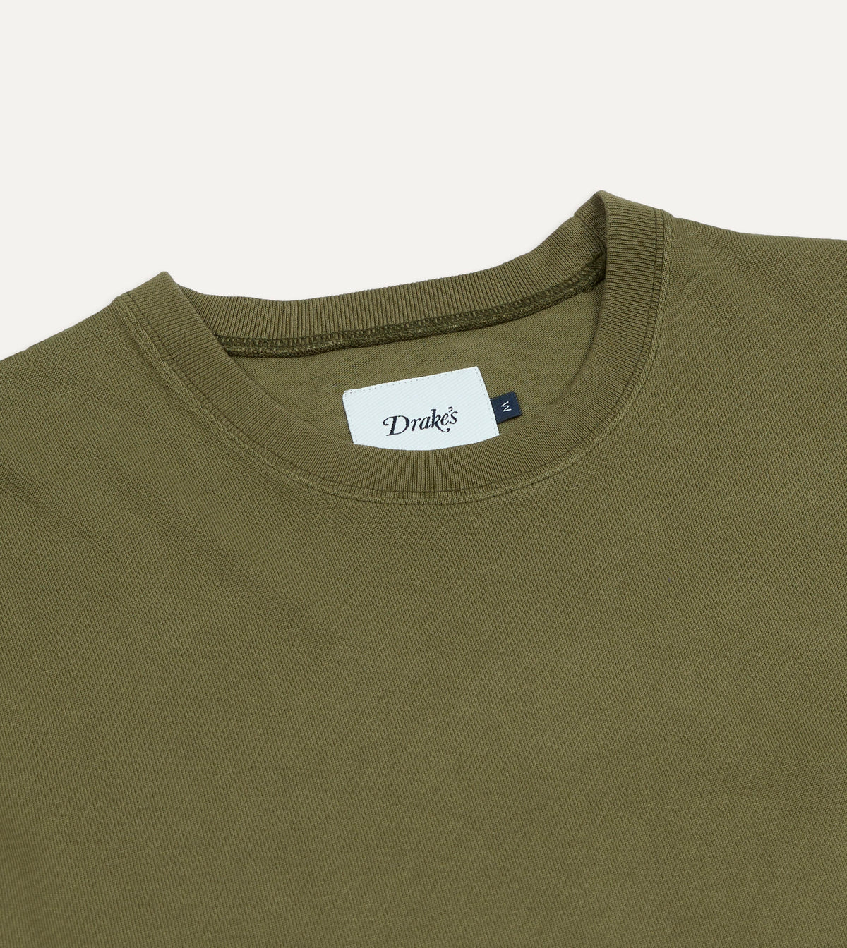 Olive Cotton Crew Neck Hiking T-Shirt