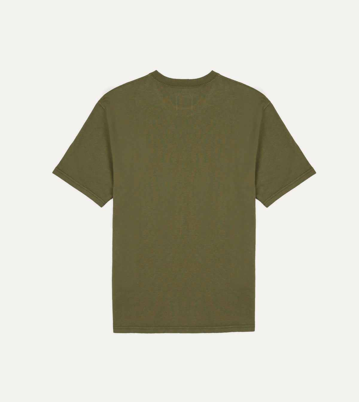 Olive Cotton Crew Neck Hiking T-Shirt