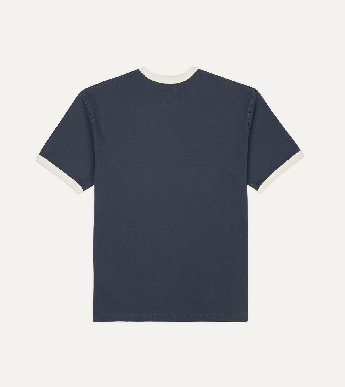 Navy and Ecru Ringer T-Shirt