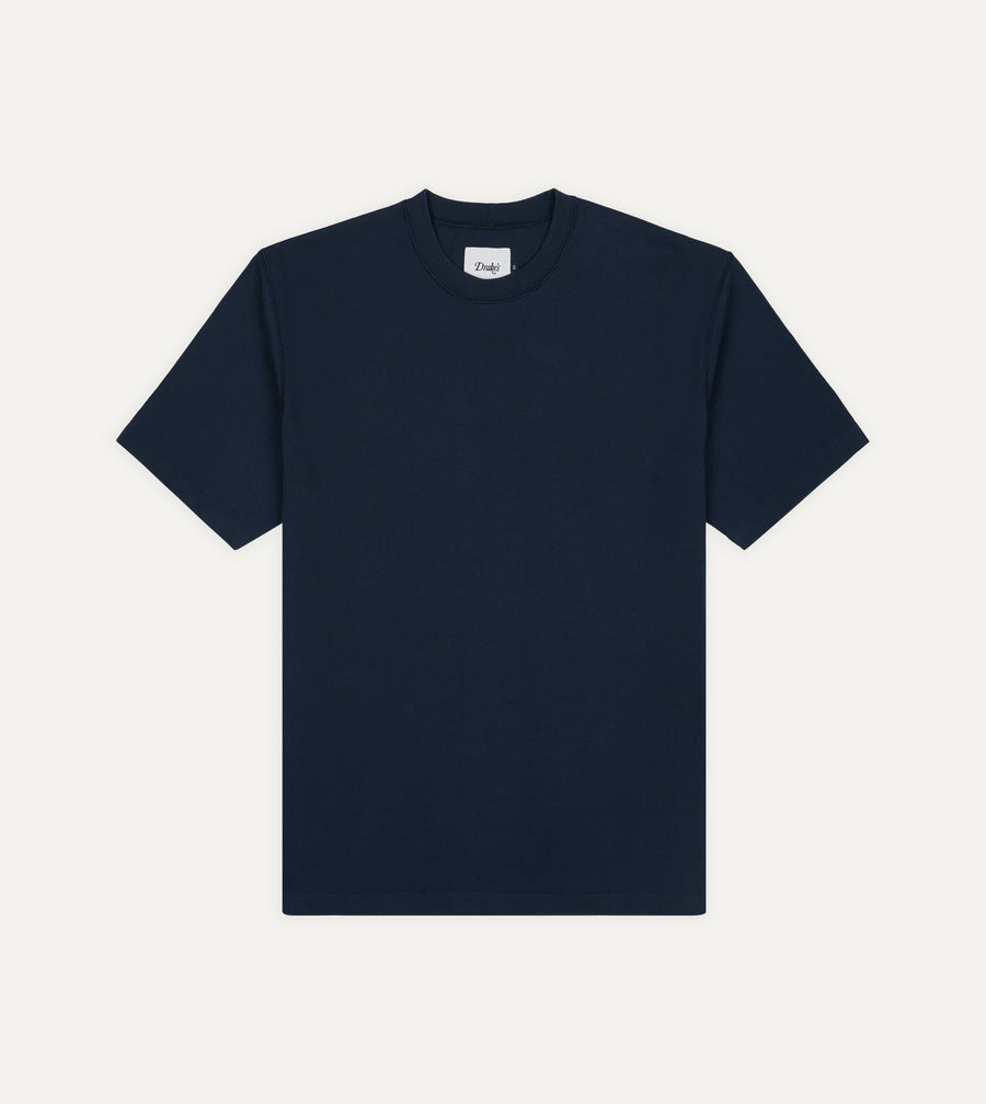 Navy 'Caterpillar' Print Short-Sleeve Hiking T-Shirt