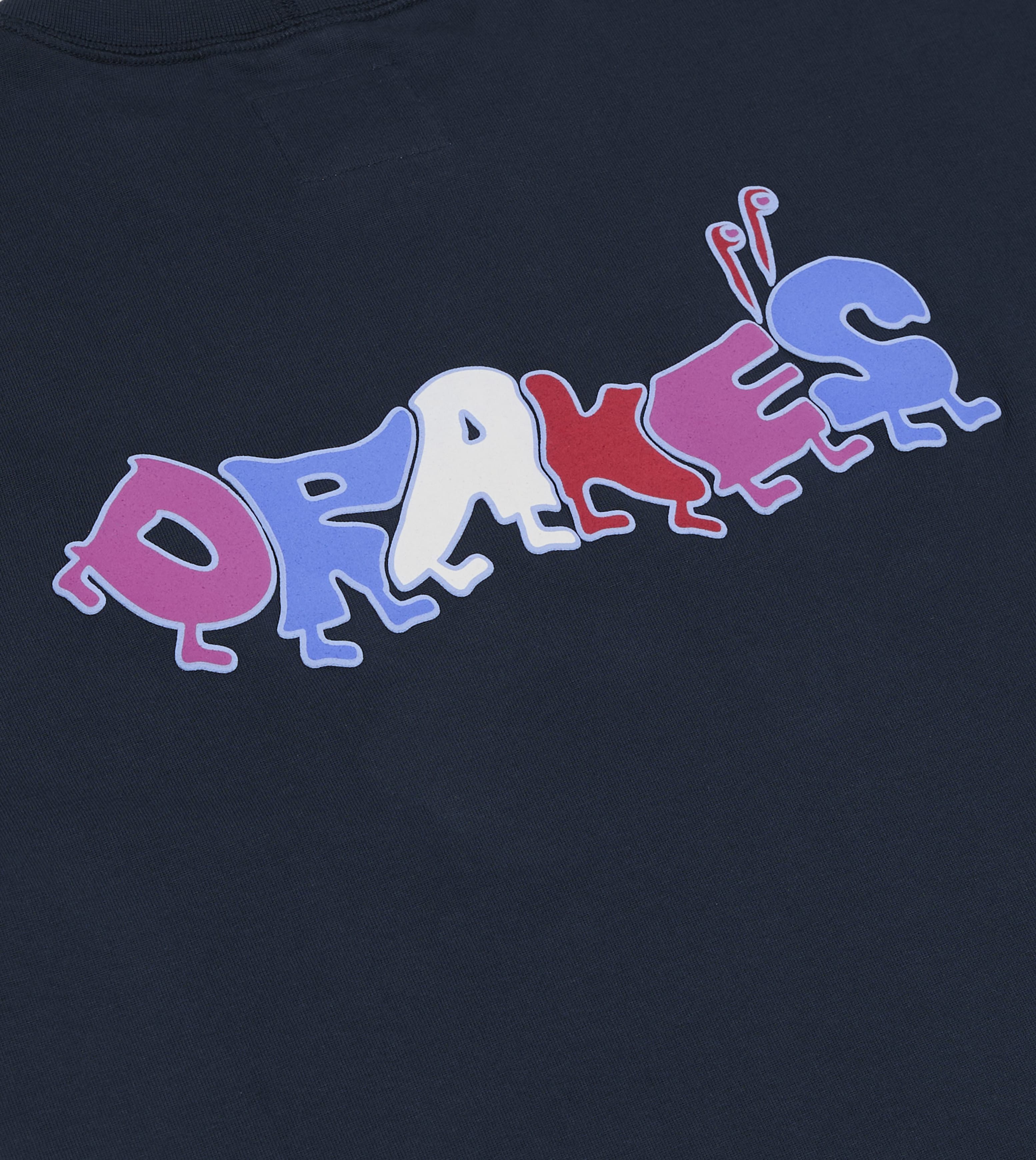 Navy 'Caterpillar' Print Short-Sleeve Hiking T-Shirt