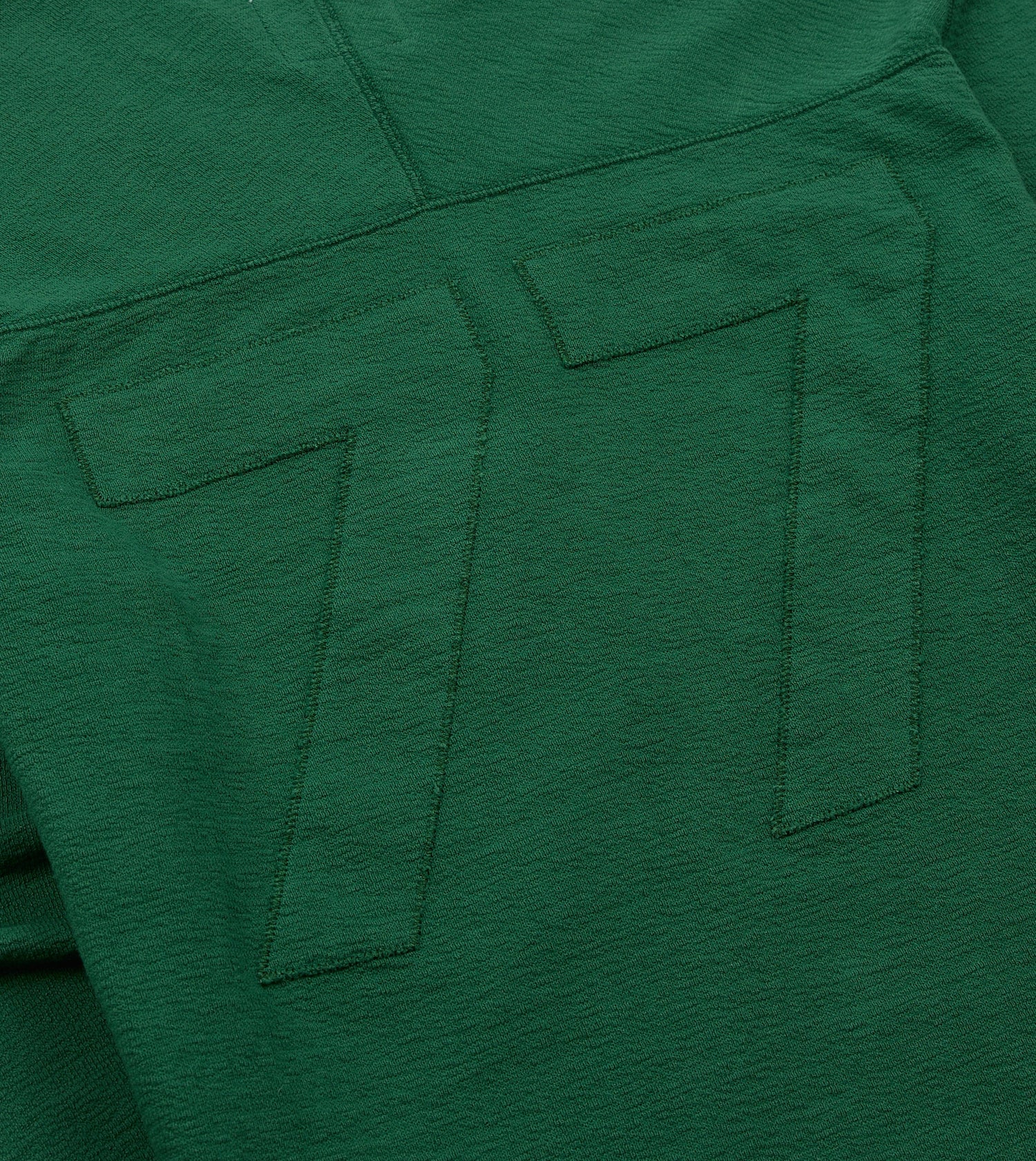 Green ’77’ Appliqué Panelled Cotton Training T-Shirt