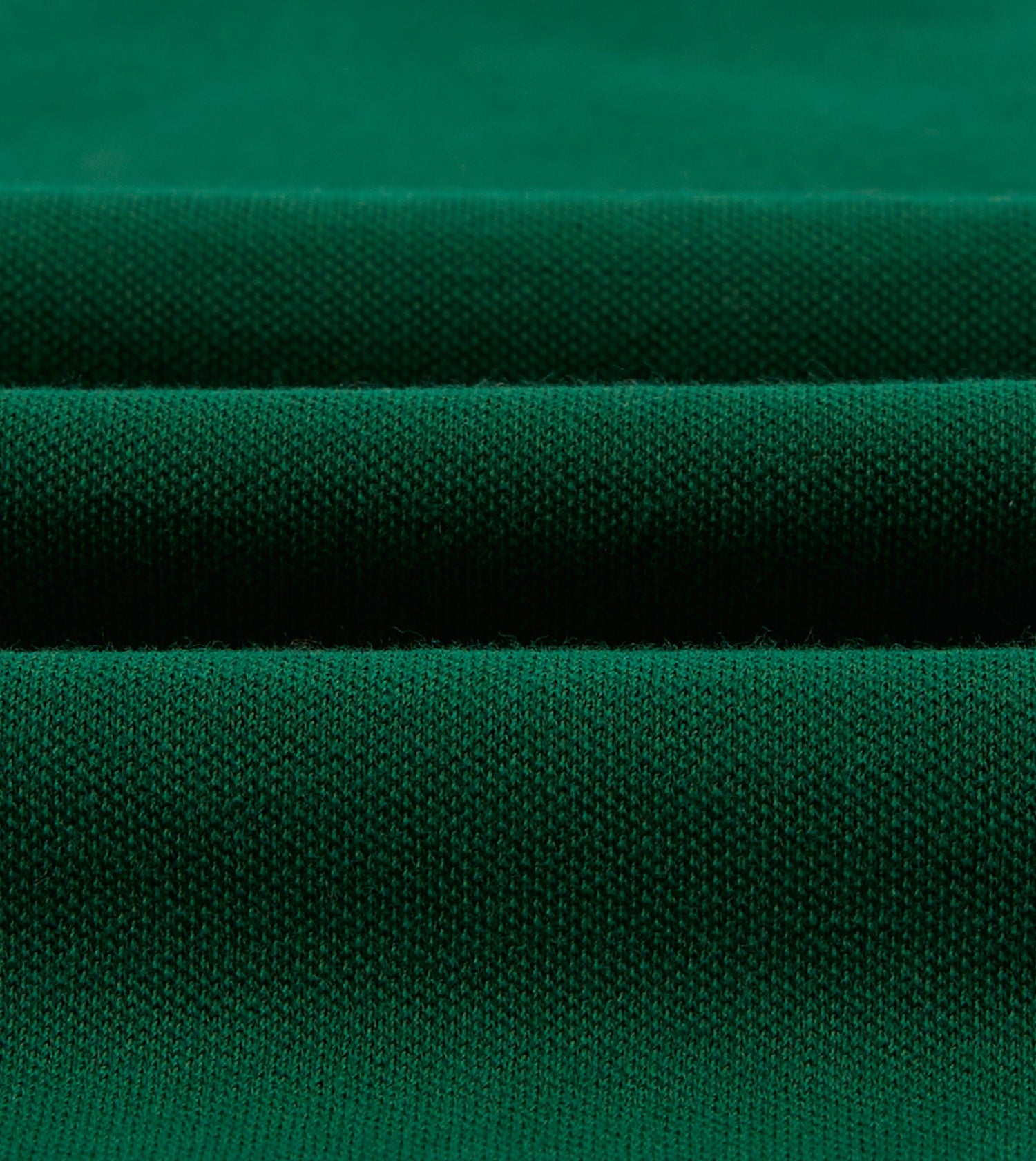 Green Piqué Cotton Polo Shirt