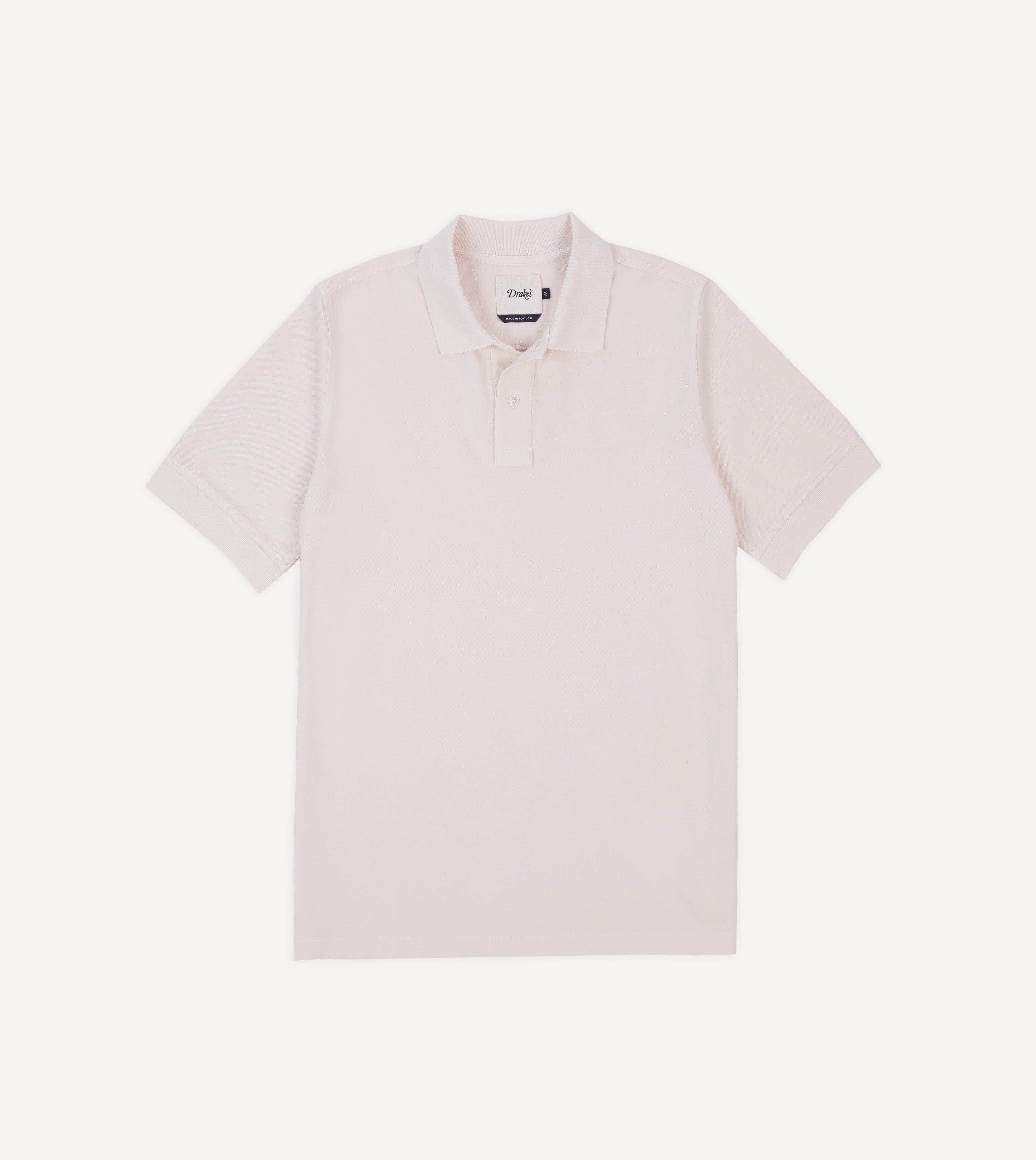 Pink Piqué Cotton Polo Shirt