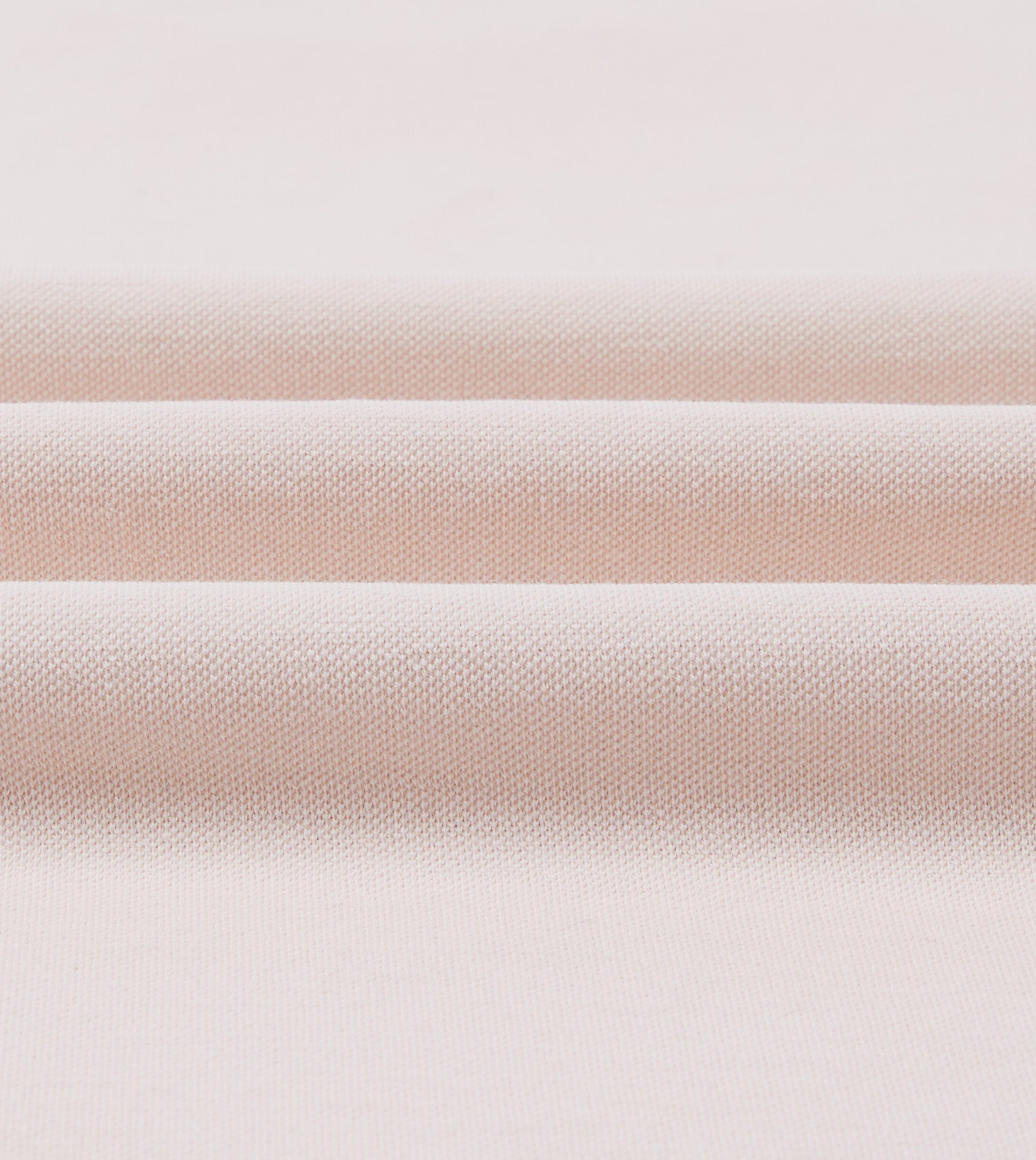 Pink Piqué Cotton Polo Shirt