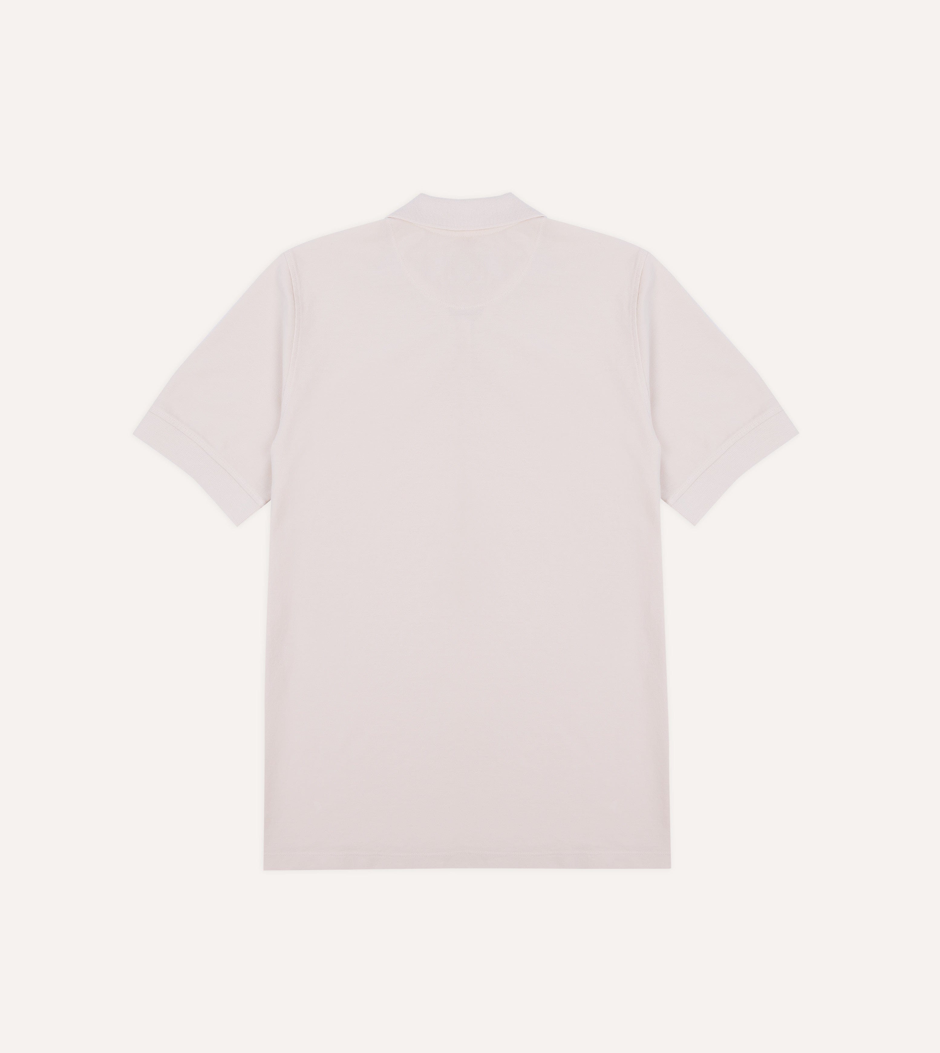 Pink Piqué Cotton Polo Shirt