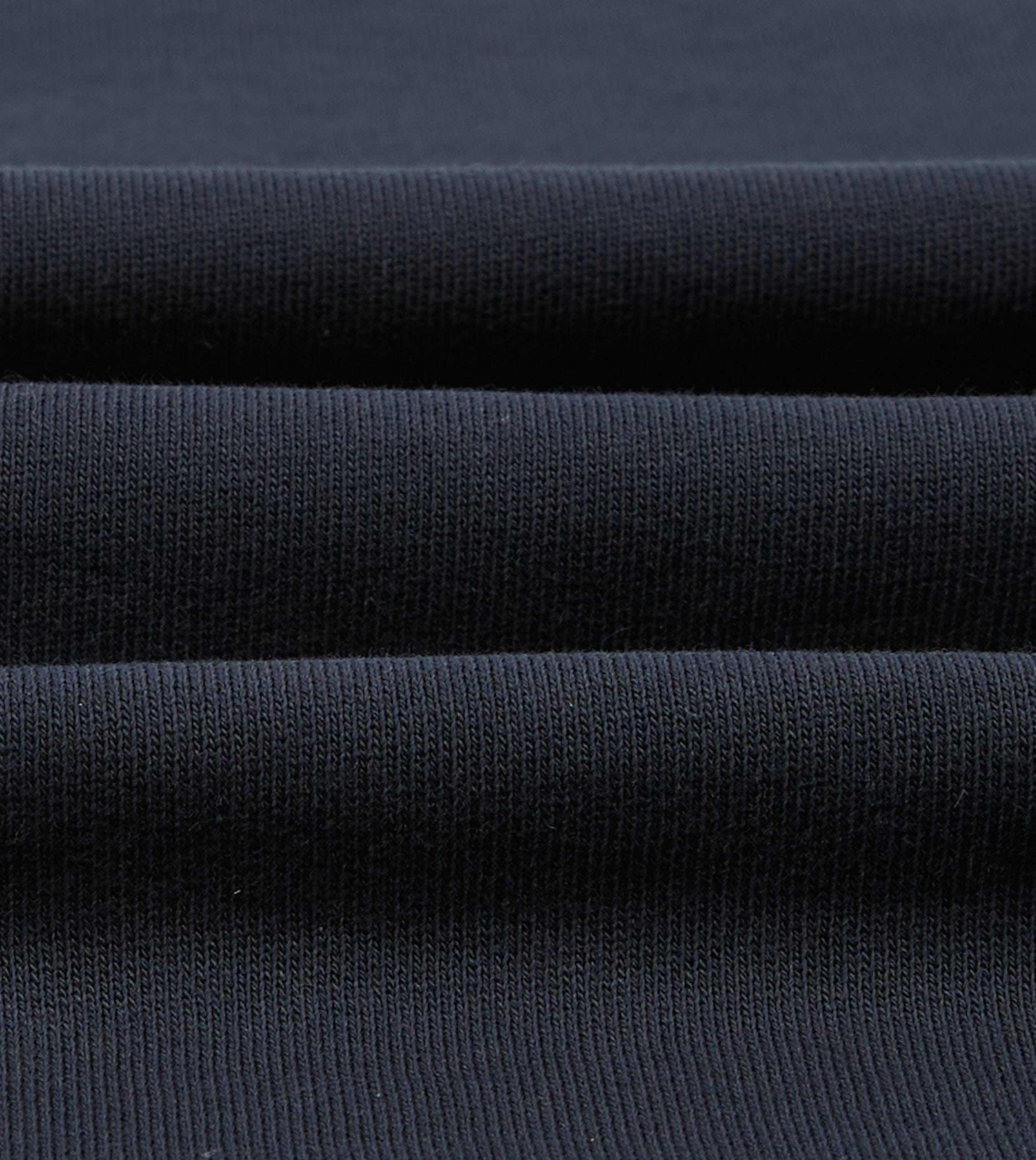 Navy Heavy Cotton Crew Neck Hiking T-Shirt