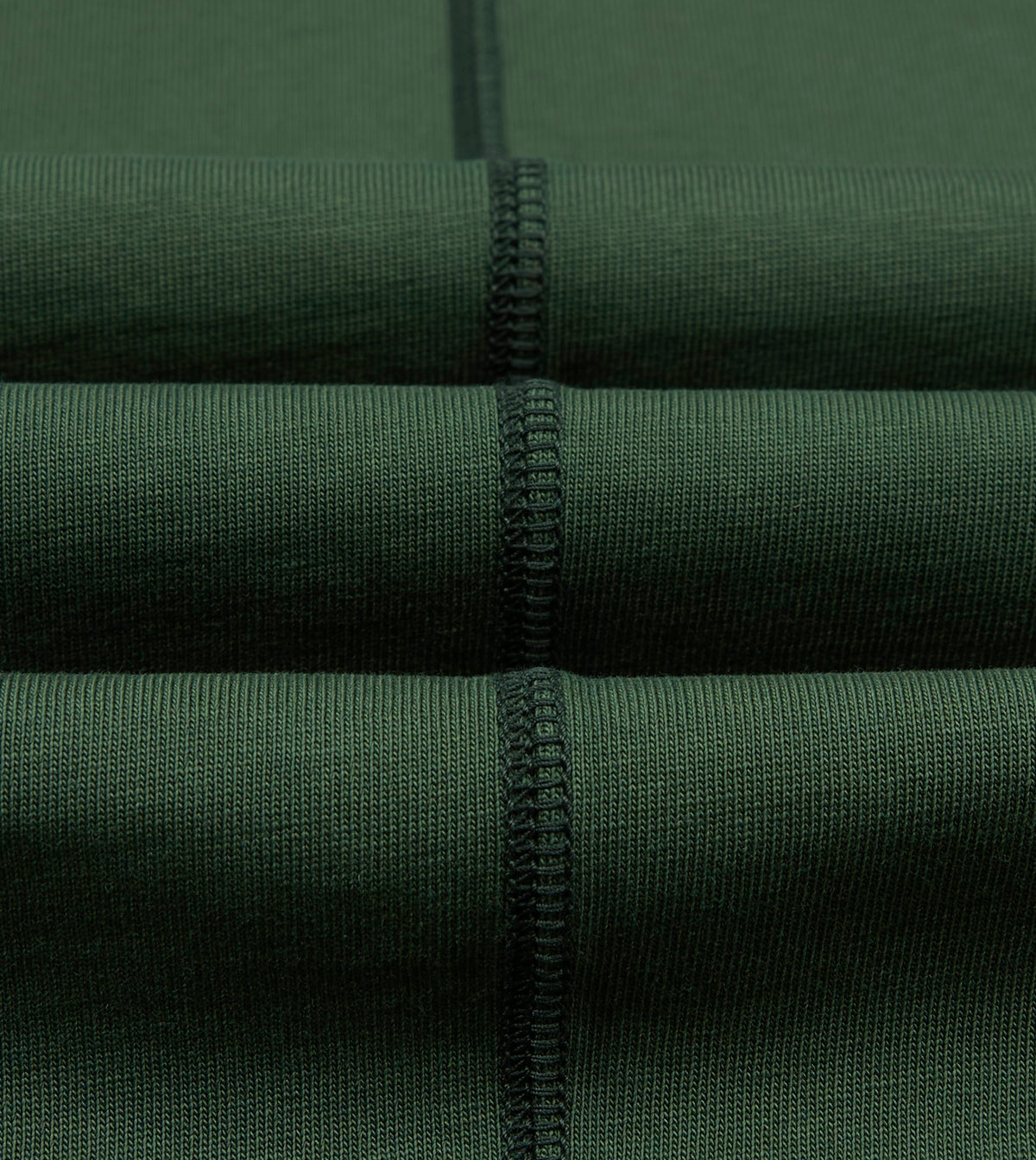 Green Cotton Long-Sleeve Hiking T-Shirt