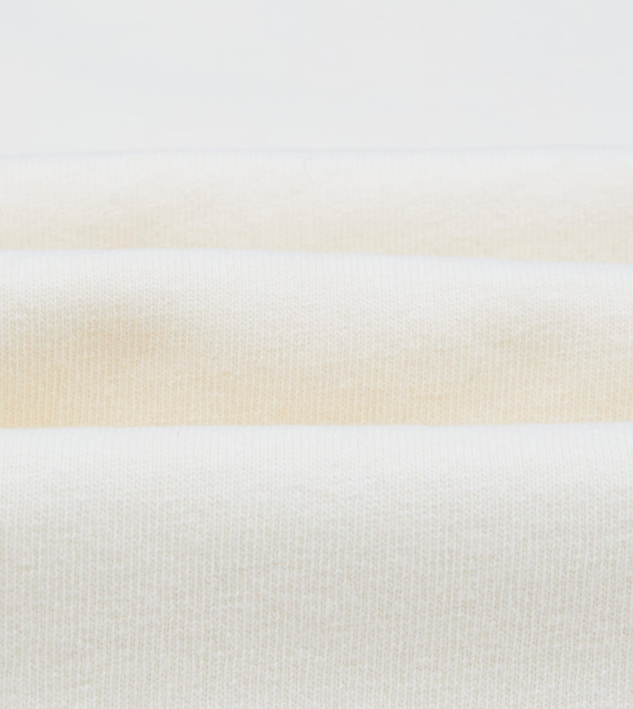Antique White Cotton Long-Sleeve Hiking T-Shirt