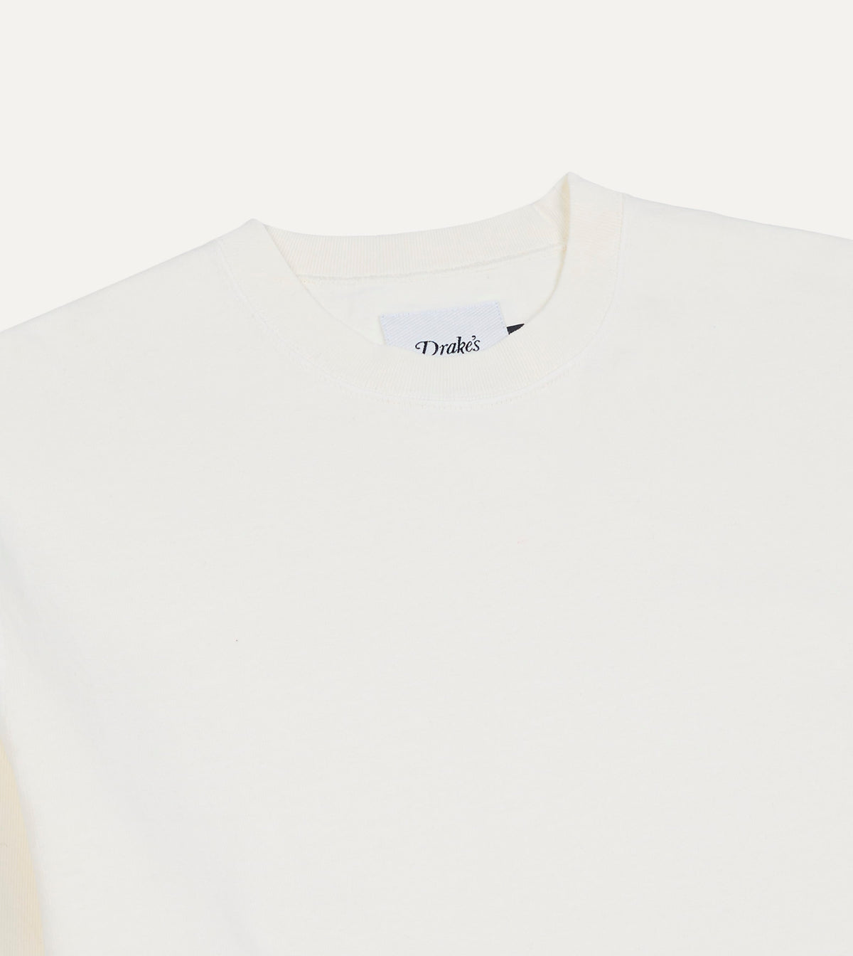Antique White Cotton Long-Sleeve Hiking T-Shirt