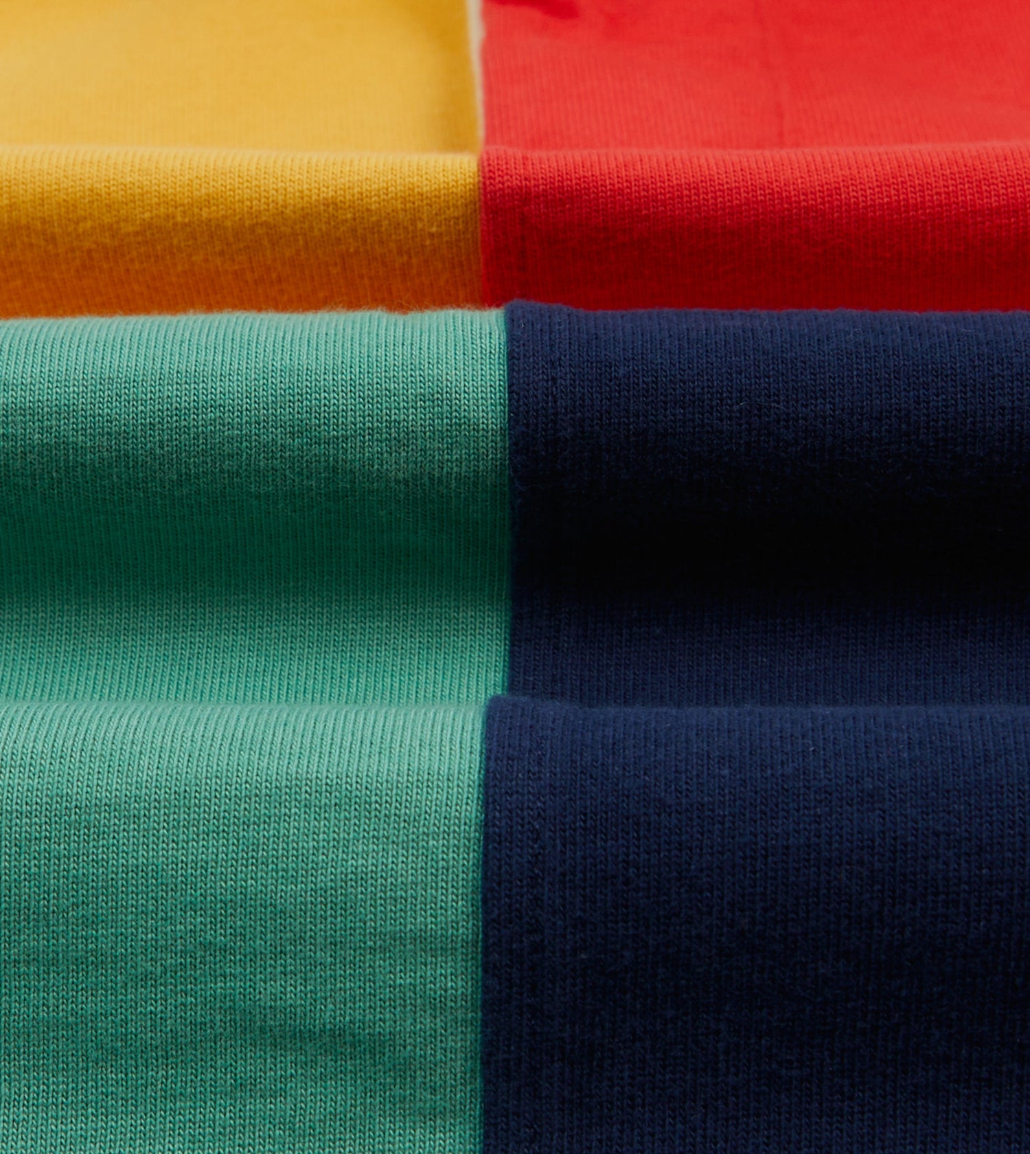 Multi Panelled Cotton Rugby Shirt