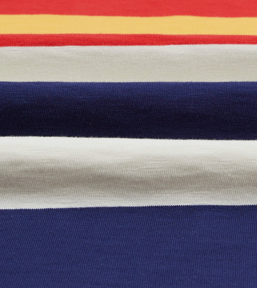 Multi Stripe Flamé Cotton Rugby Shirt