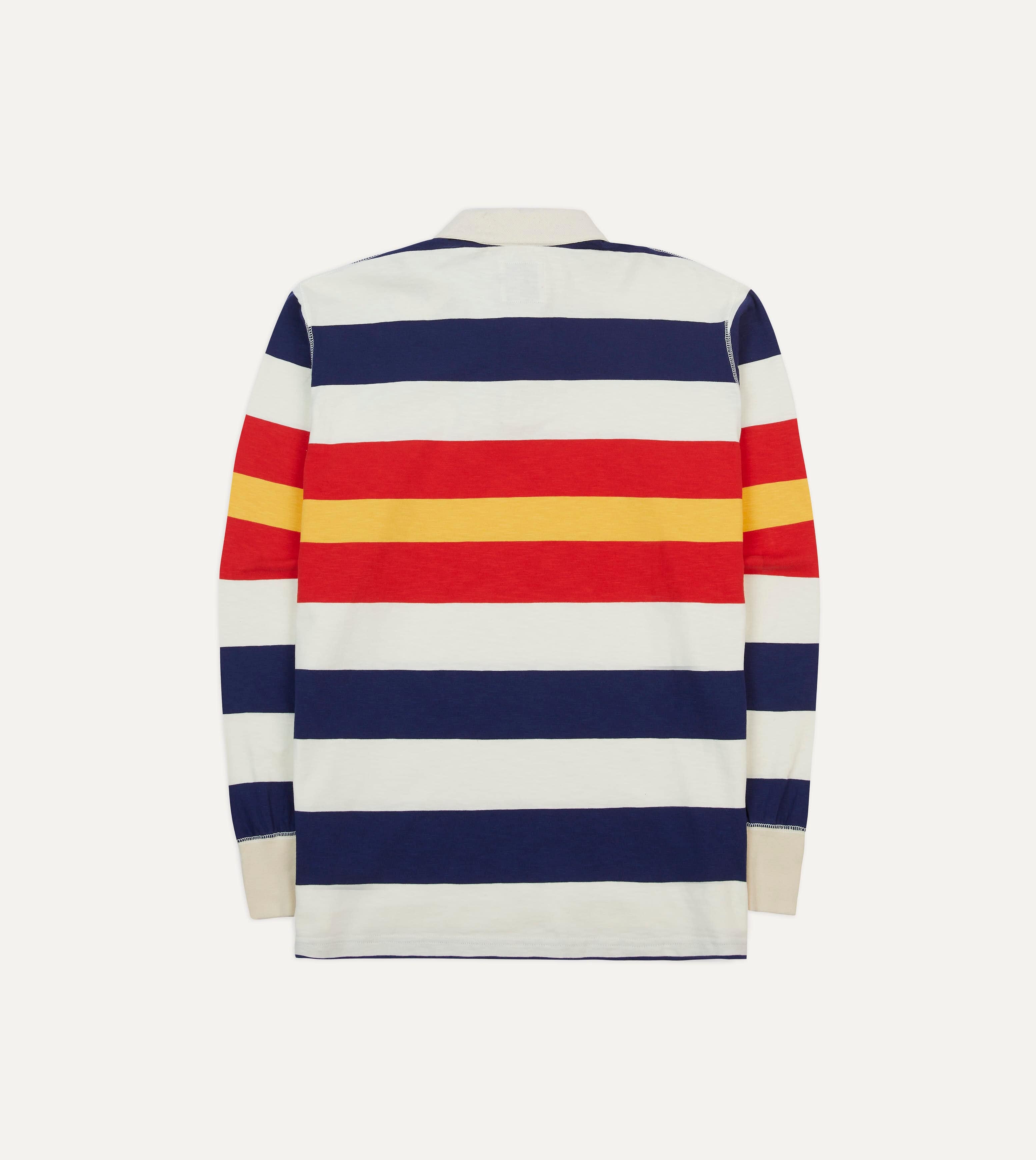 Multi Stripe Flamé Cotton Rugby Shirt