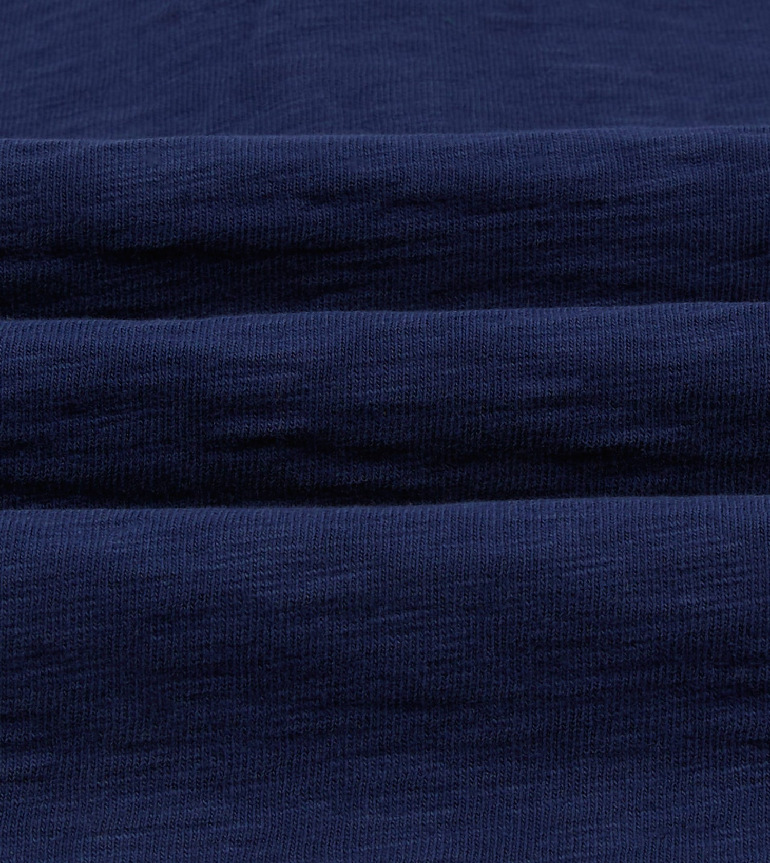 Navy and Yellow Chevron Flamé Cotton Rugby Shirt