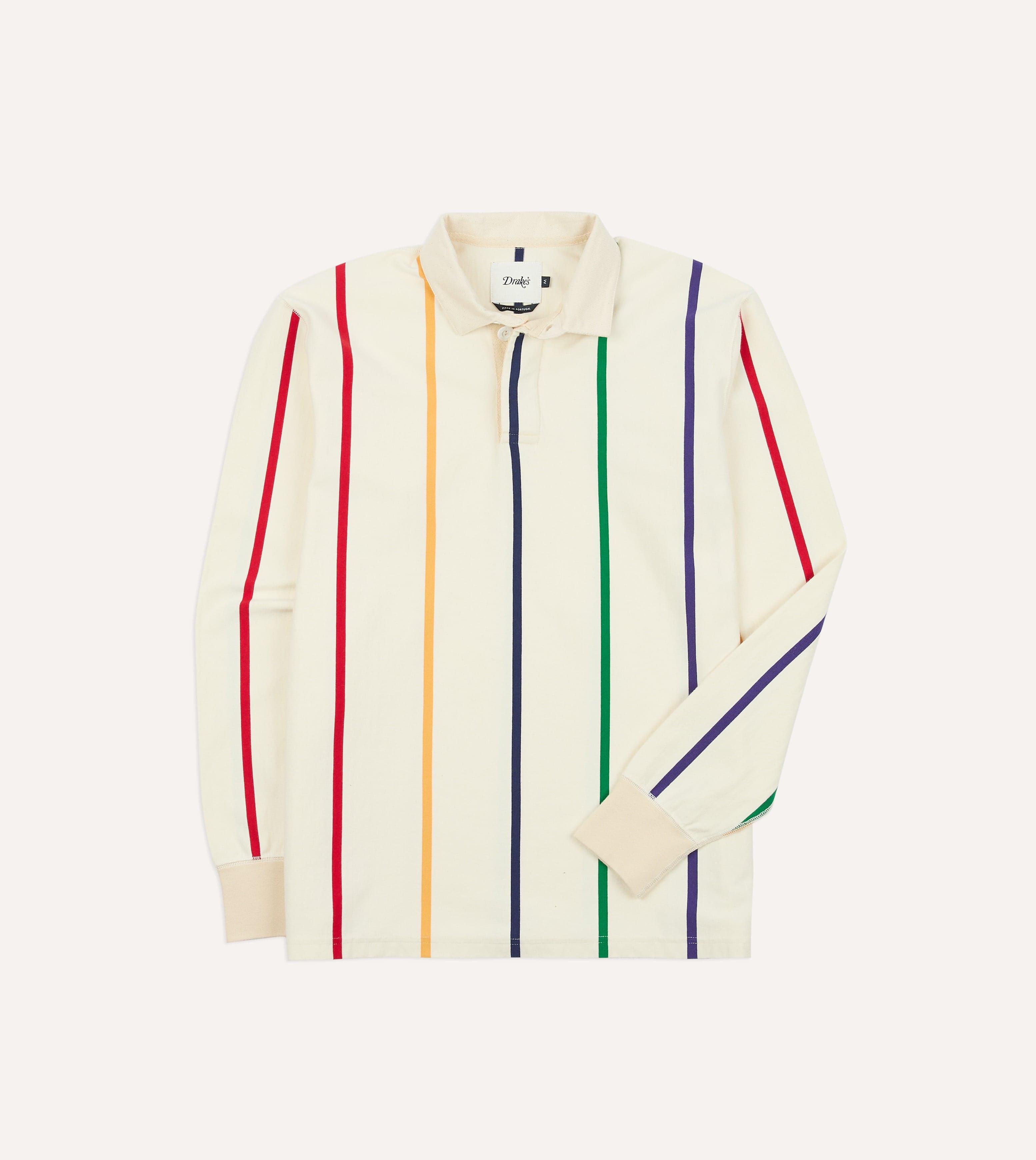 Primary Vertical Stripe Cotton Rugby Shirt