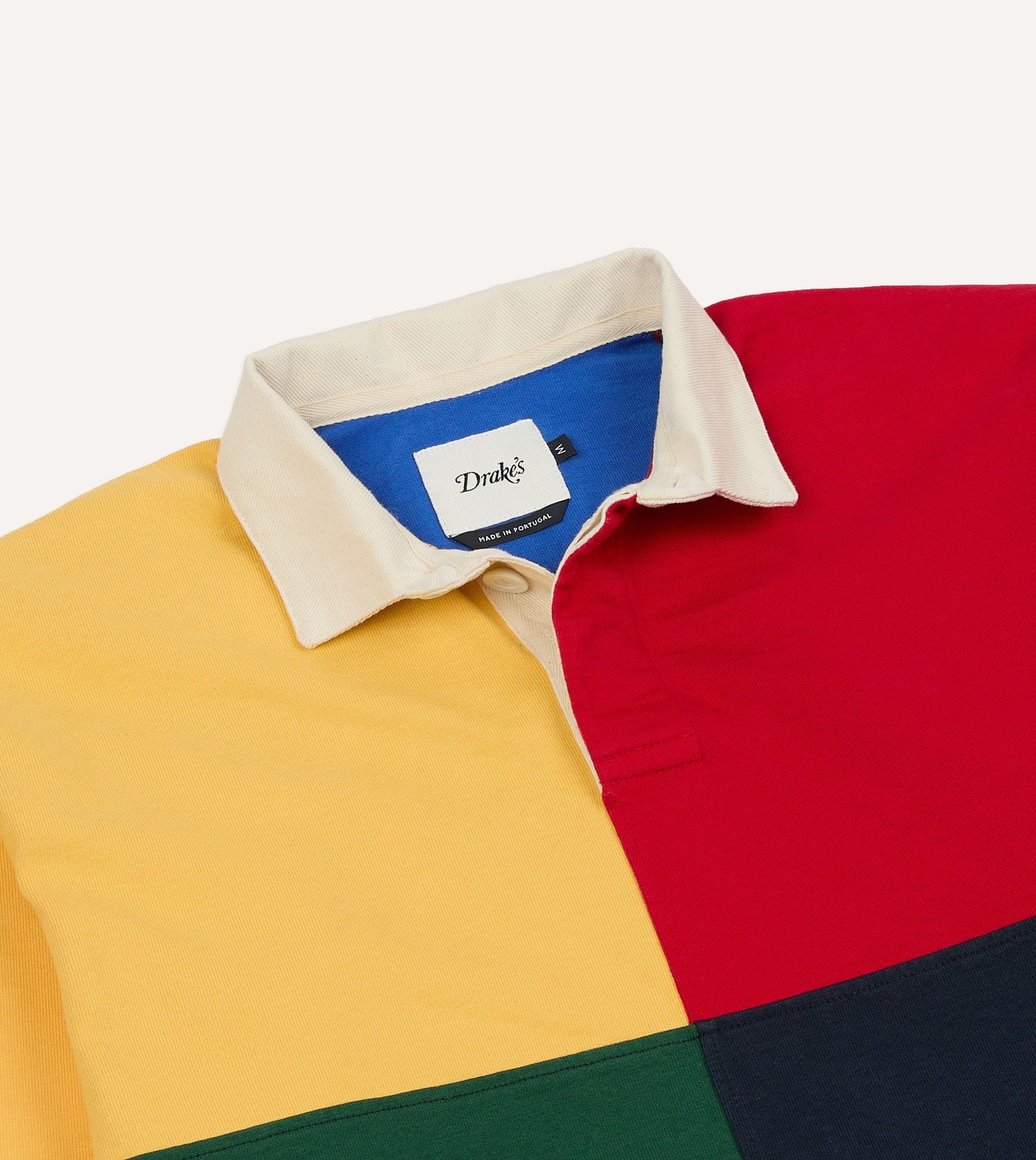 Colourblock Multi Panelled Cotton Rugby Shirt