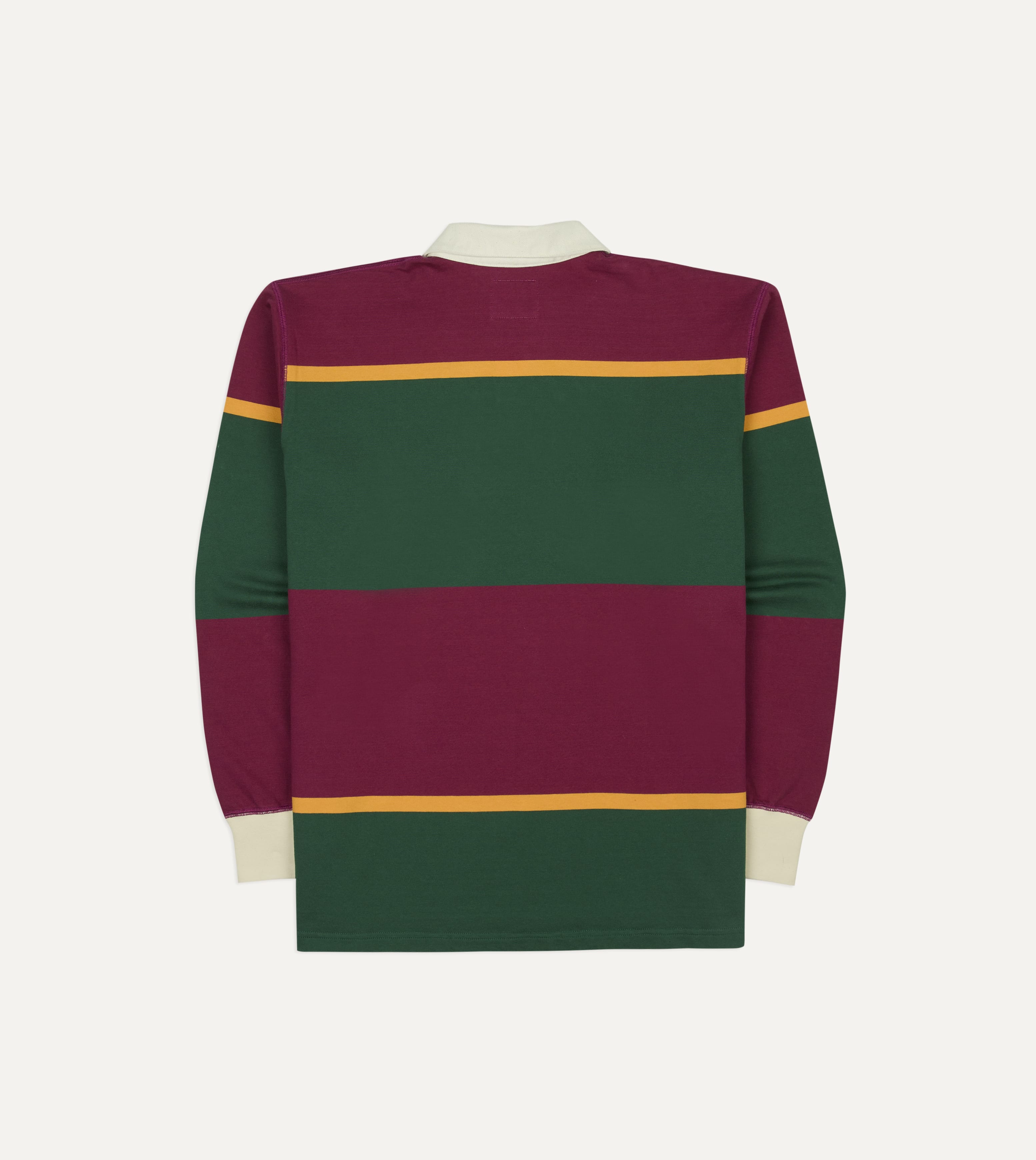 Pink, Green and Yellow Multi Stripe Cotton Rugby Shirt