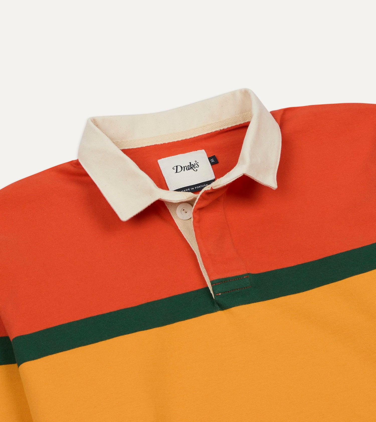 Red, Yellow and Purple Multi Stripe Cotton Rugby Shirt