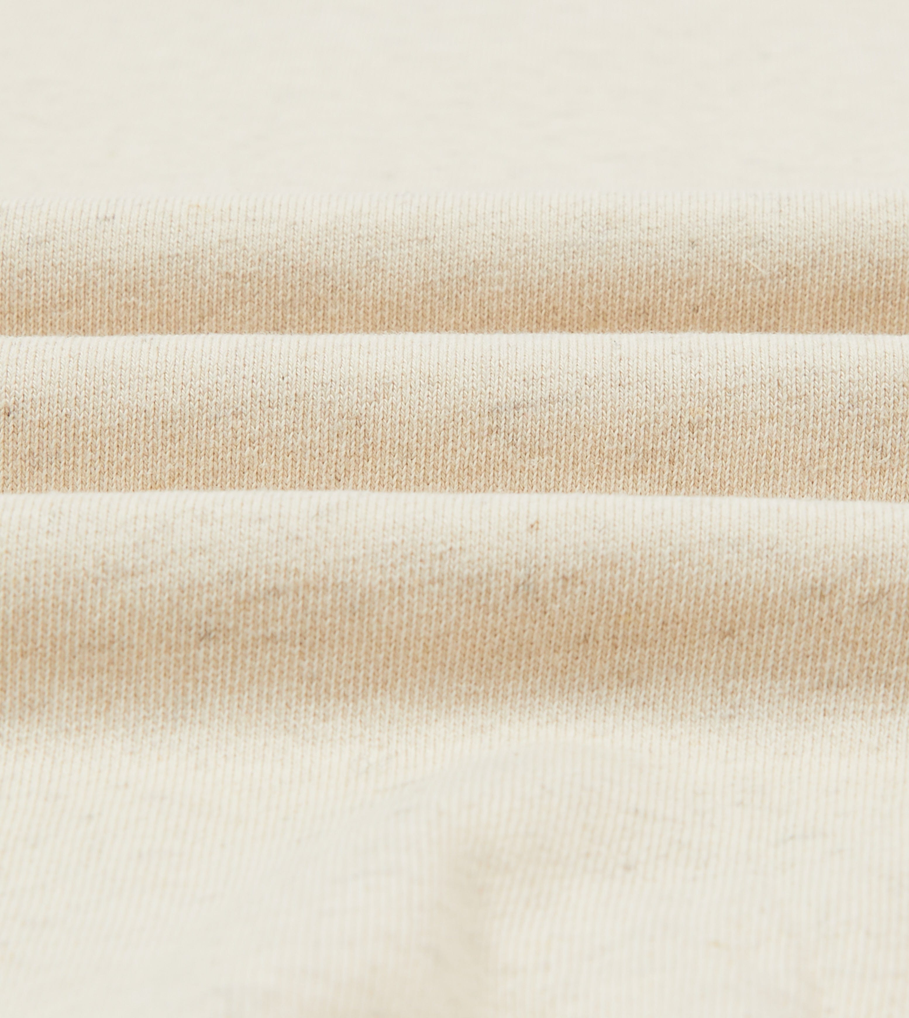 Ecru Cotton-Hemp Sweatshirt