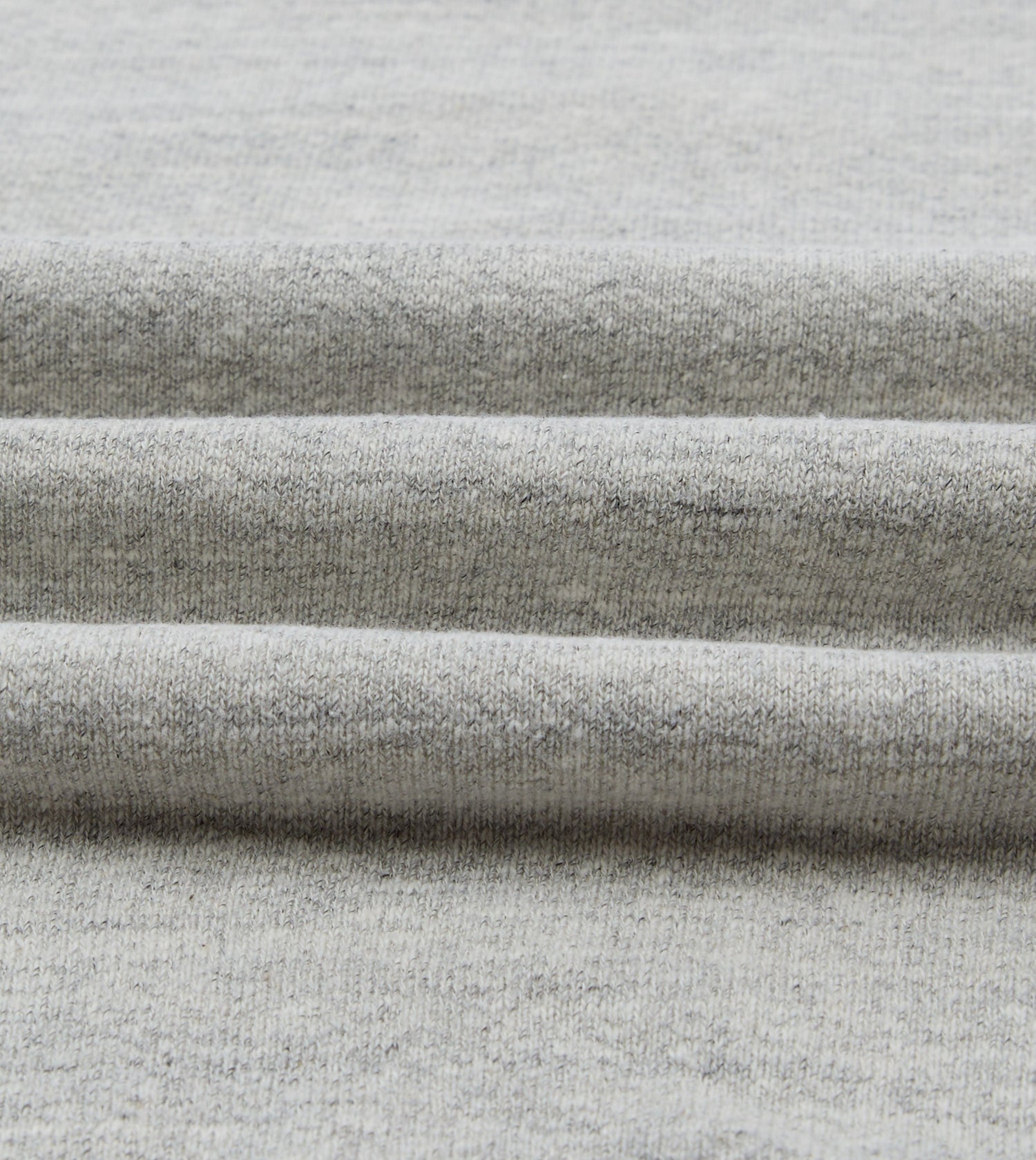 Grey Melange Cotton Sweatshirt