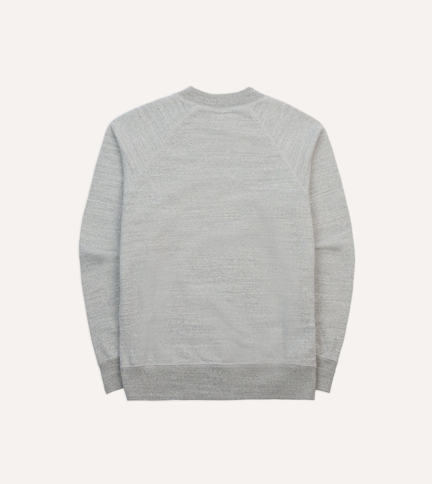 Grey Melange Cotton Sweatshirt