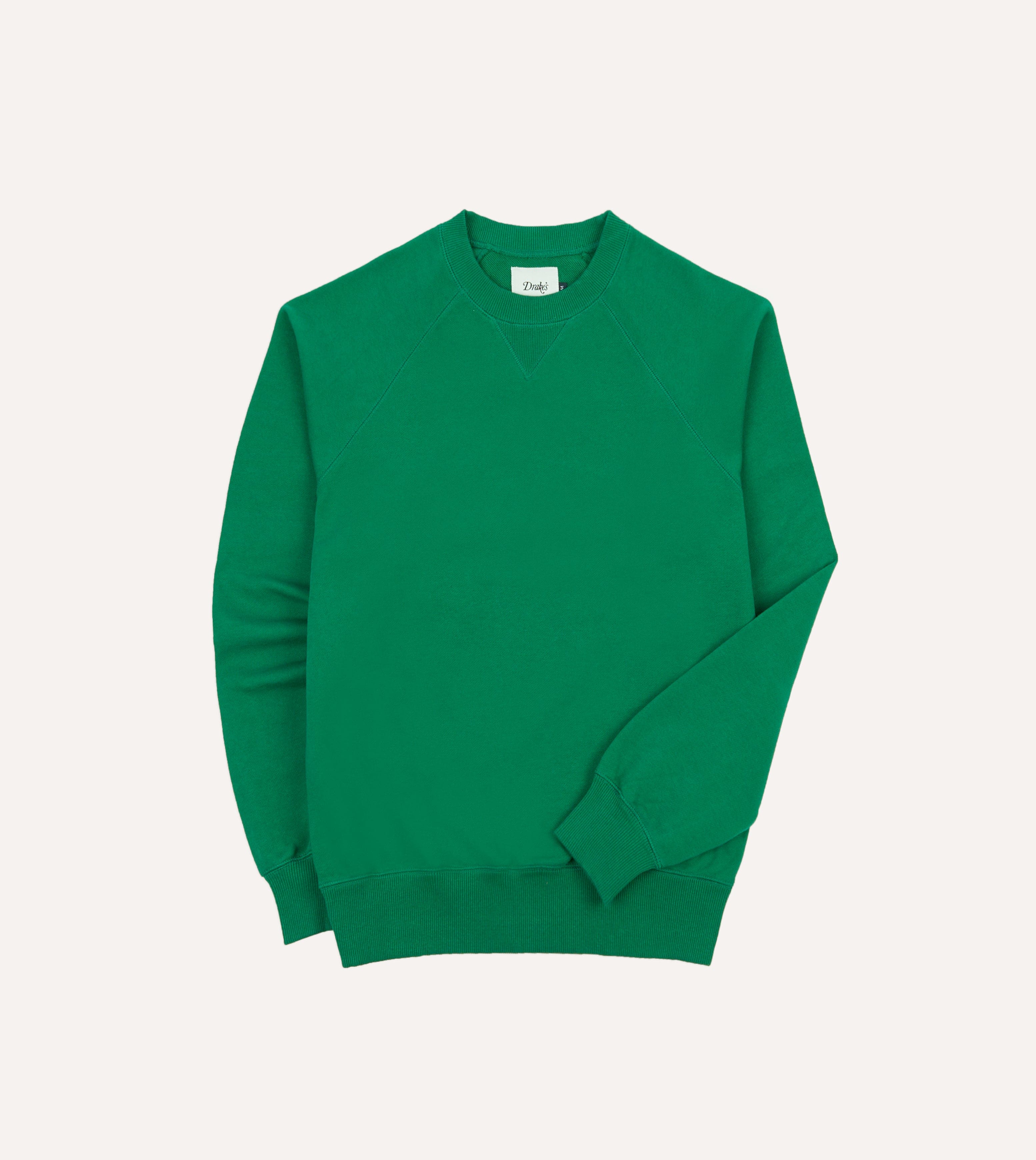Green Cotton Cashmere Sweatshirt