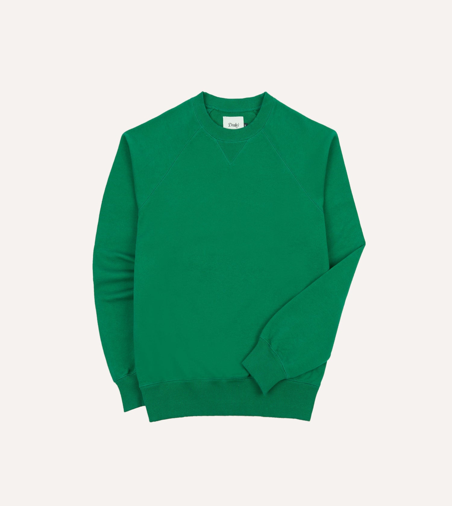Green Cotton Cashmere Sweatshirt