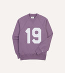 Lilac ‘1977’ Appliqué Cotton Sweatshirt