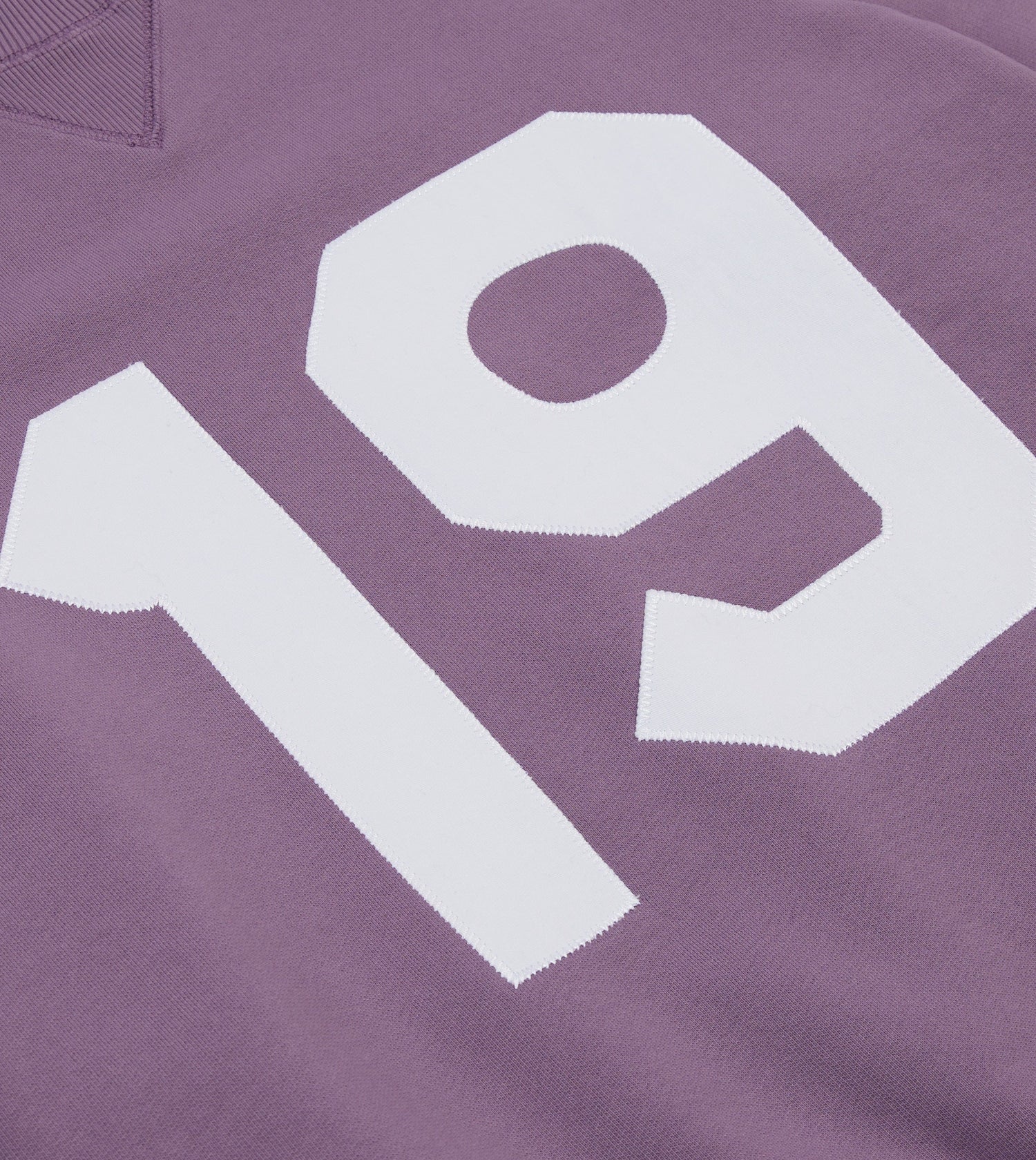 Lilac ‘1977’ Appliqué Cotton Sweatshirt