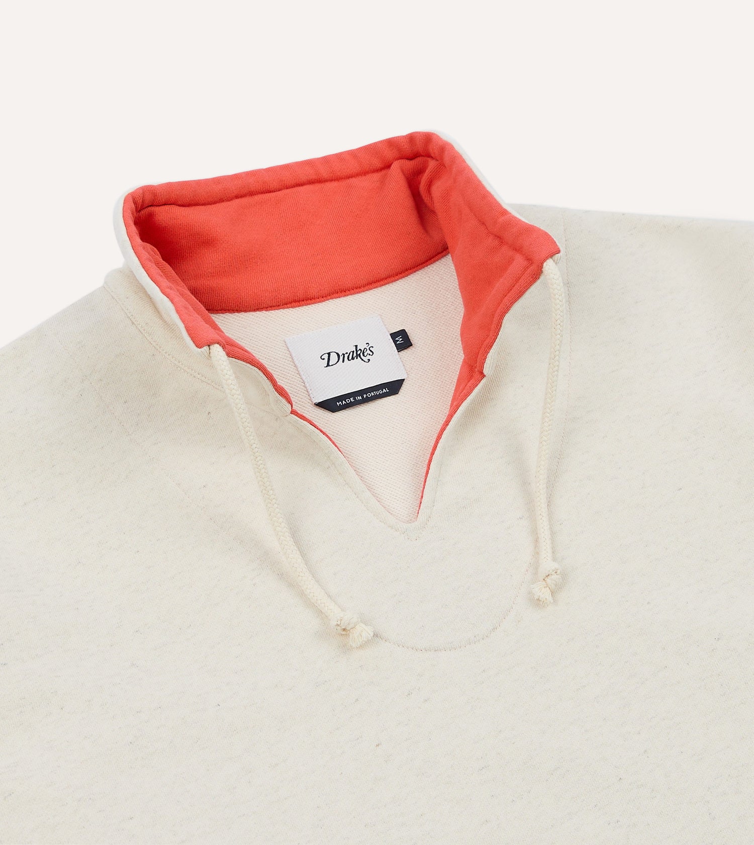 Ecru Cotton-Hemp Smock Sweatshirt