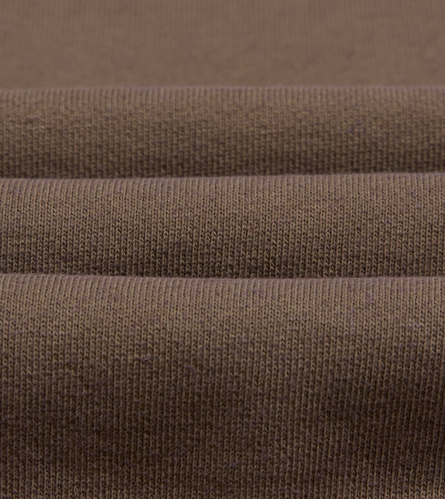 Brown Cotton-Hemp Raglan Sweatshirt