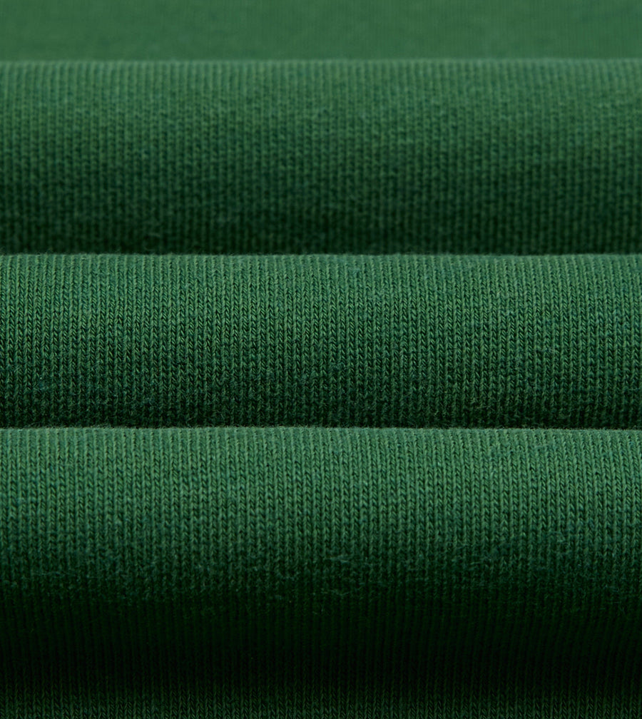 Green Cotton-Hemp Raglan Sweatshirt