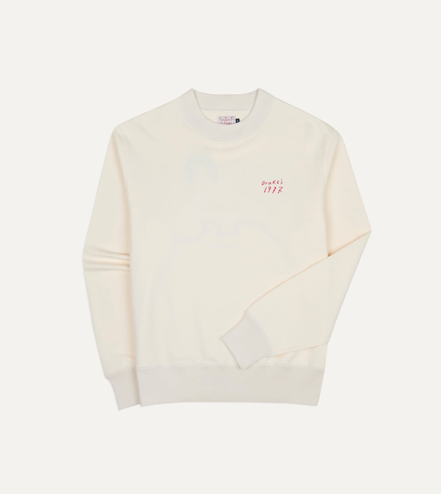 Mayumi Y. for Drake’s Embroidered Cotton Sweatshirt