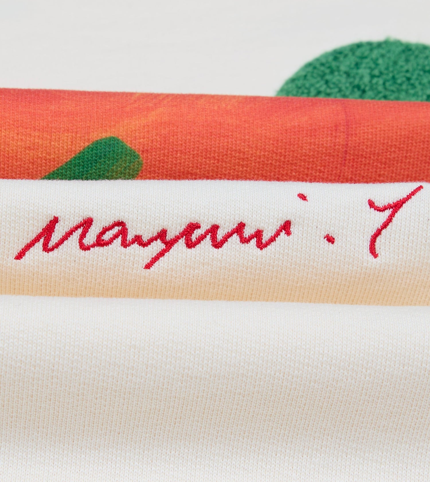Mayumi Y. for Drake’s Embroidered Cotton Sweatshirt