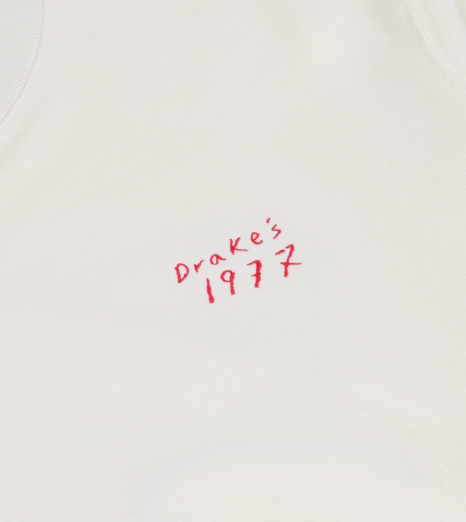 Mayumi Y. for Drake’s Embroidered Cotton Sweatshirt
