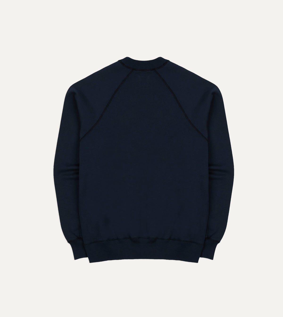 Navy Cotton Raglan Sweatshirt