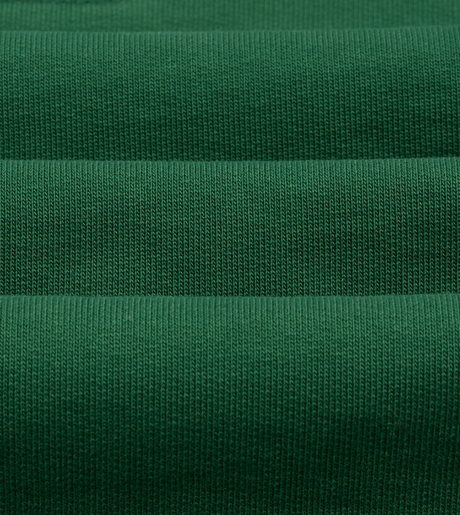 Green and Ecru Cotton Zip-Through Sweatshirt