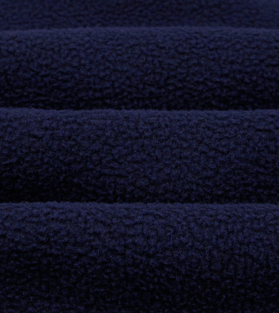 Navy Half-Zip Fleece Jacket