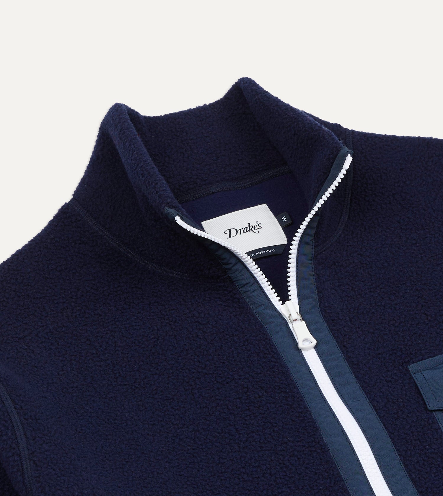 Navy Half-Zip Fleece Jacket