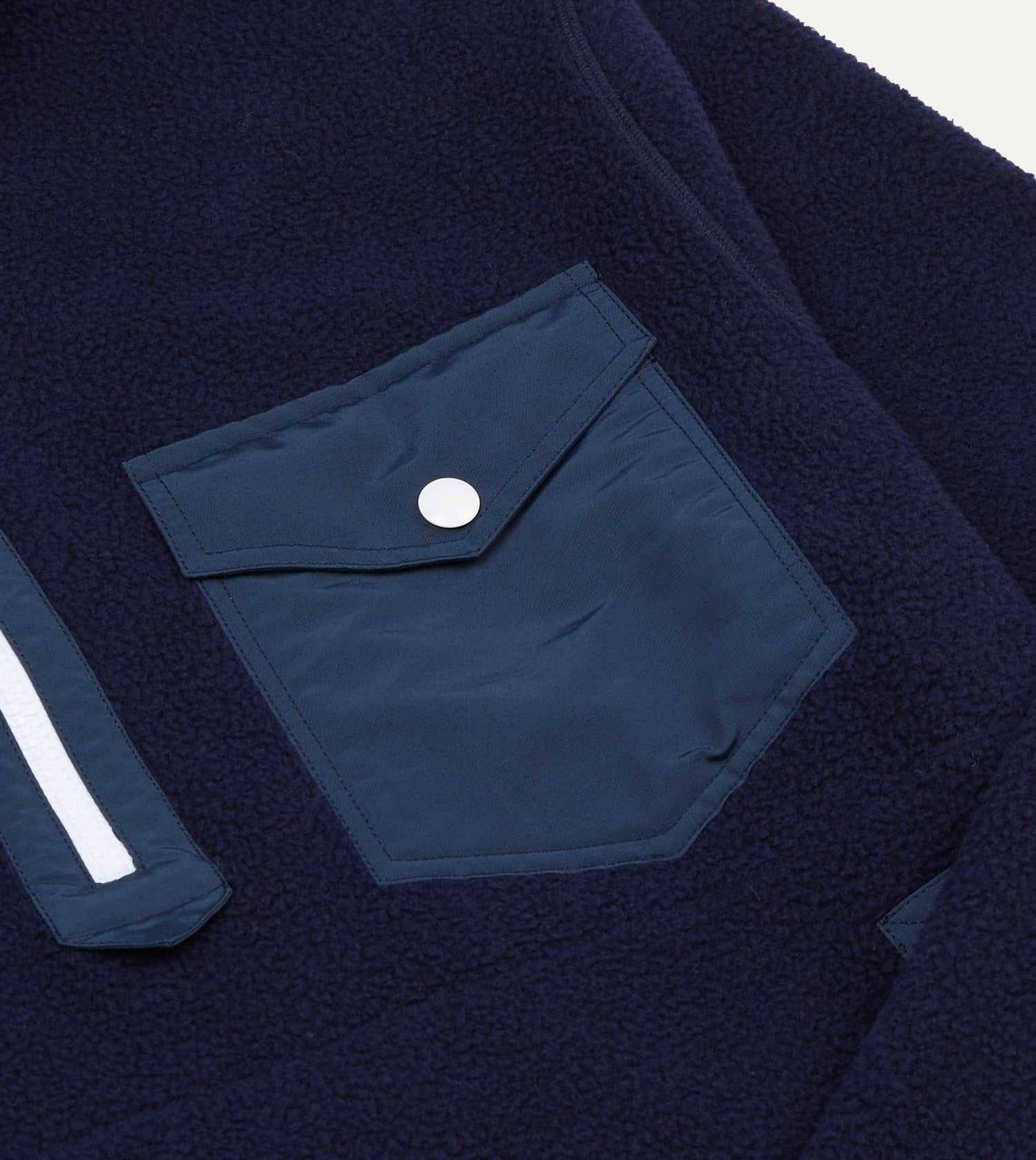 Navy Half-Zip Fleece Jacket