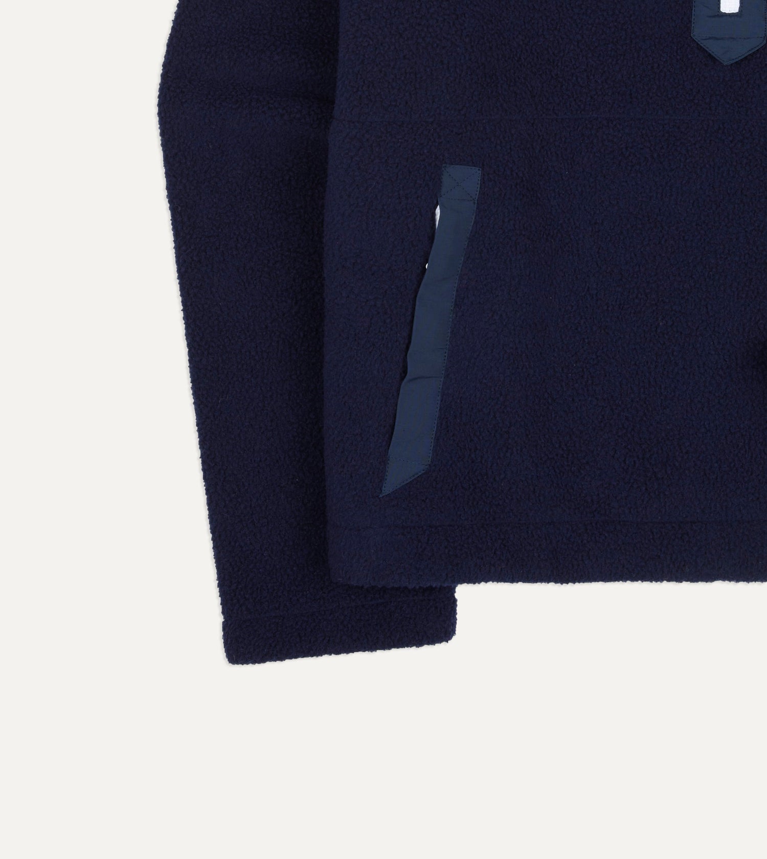Navy Half-Zip Fleece Jacket